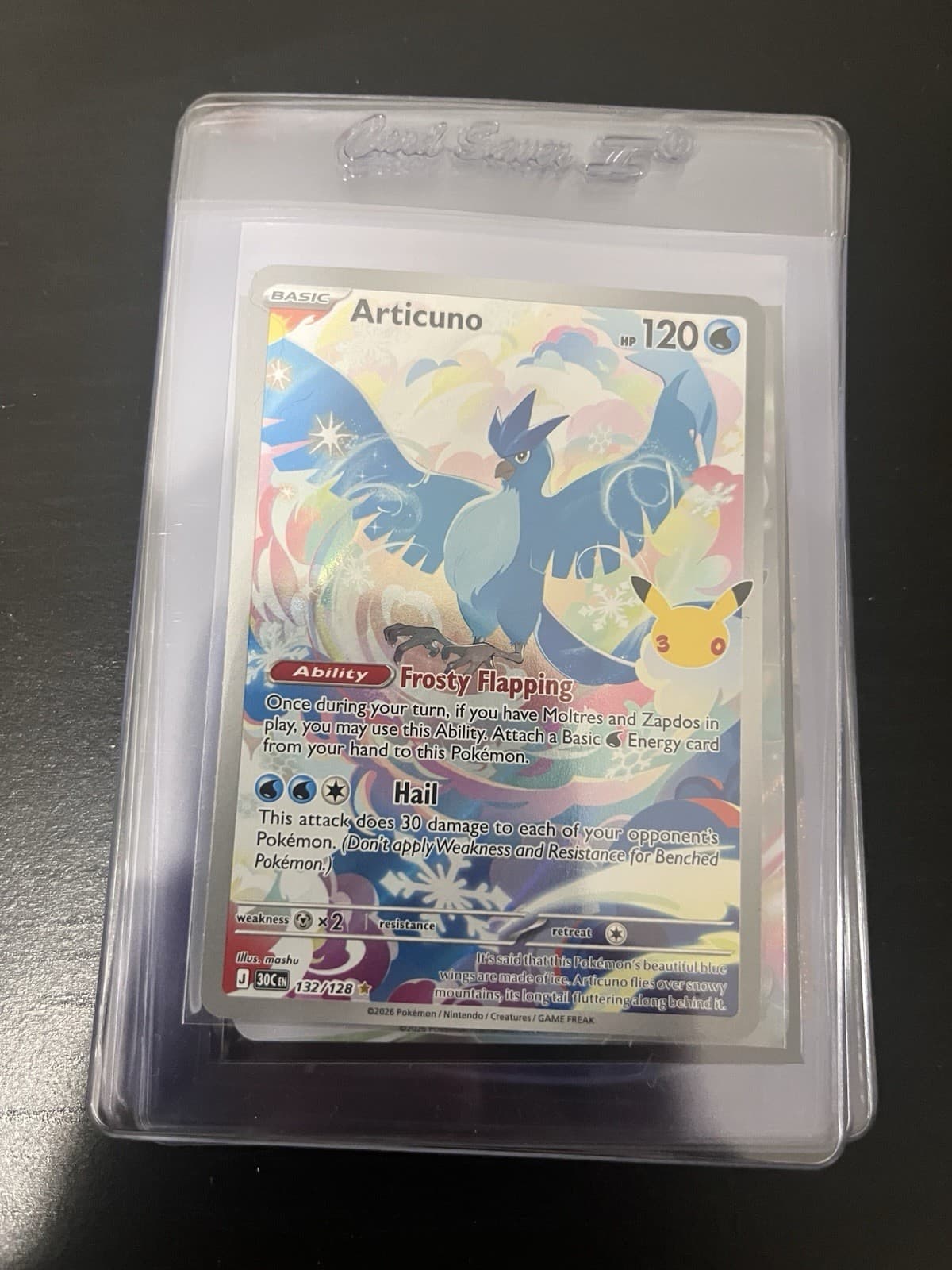 Articuno 132/128 Pokemon 30th Celebration