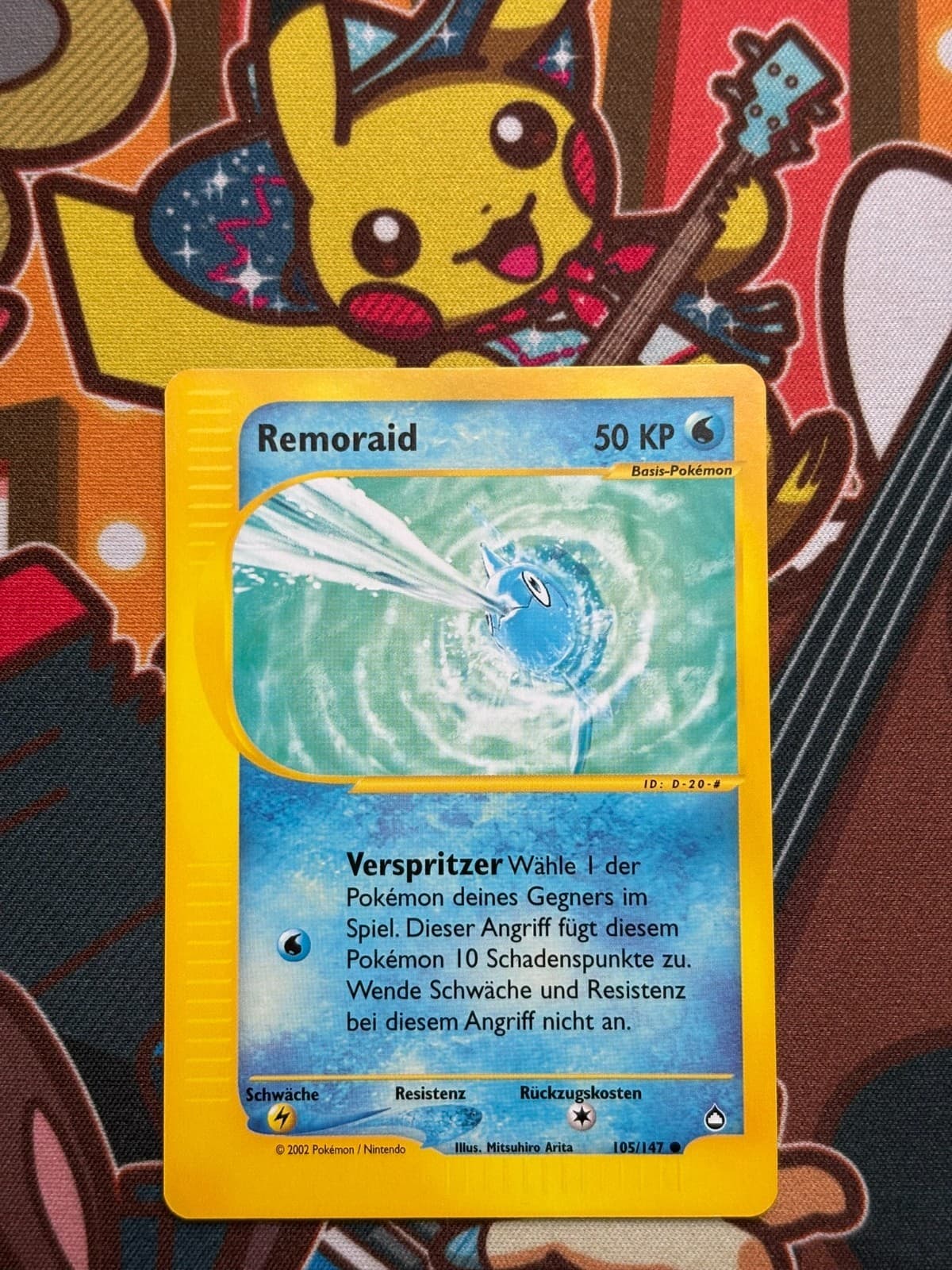 Remoraid 105/147 Aquapolis deutsch Pokemon Karten NM