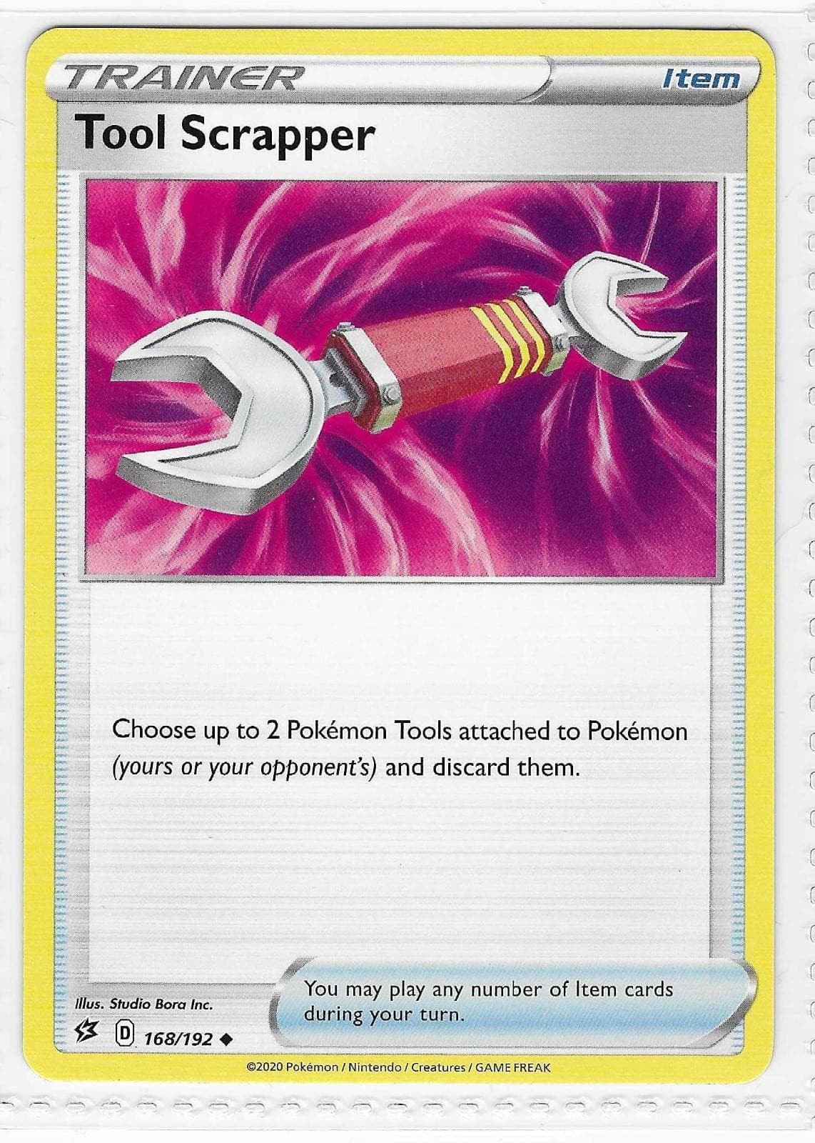 Tool Scrapper 168/192 Uncommon Rebel Clash Pokemon Near Mint