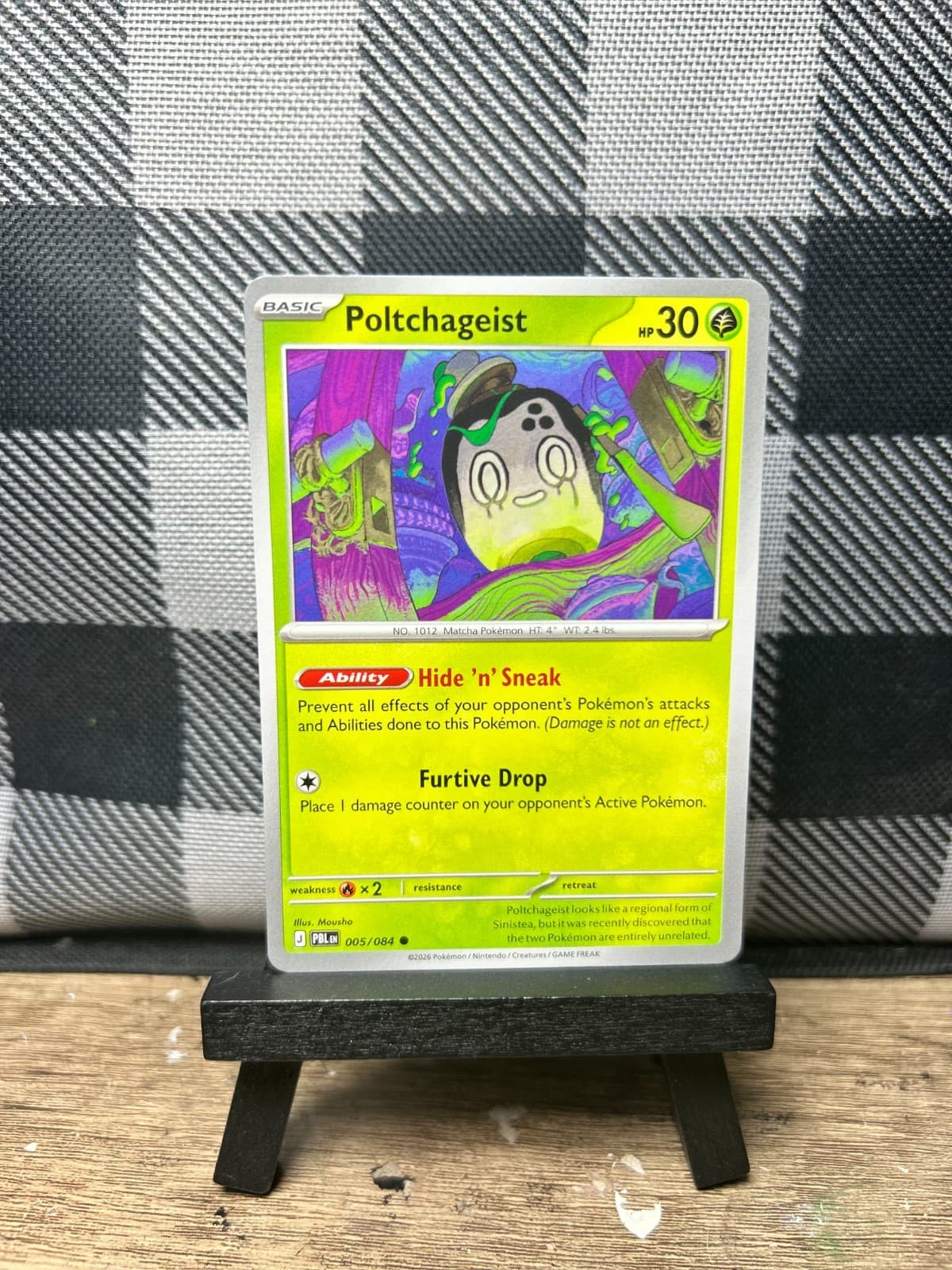 Pokemon TCG: Poltchageist 5/84, Pitch Black