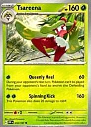 Tsareena 018/197 Uncommon Obsidian Flames Pokemon Near Mint