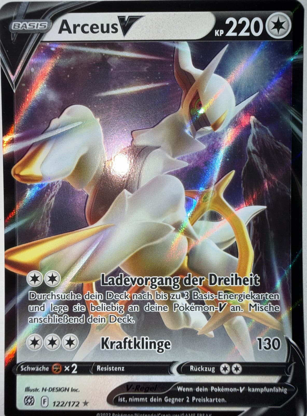 Pokemon - Arceus V - Strahlende Sterne - 122/172 - NM - Deutsch