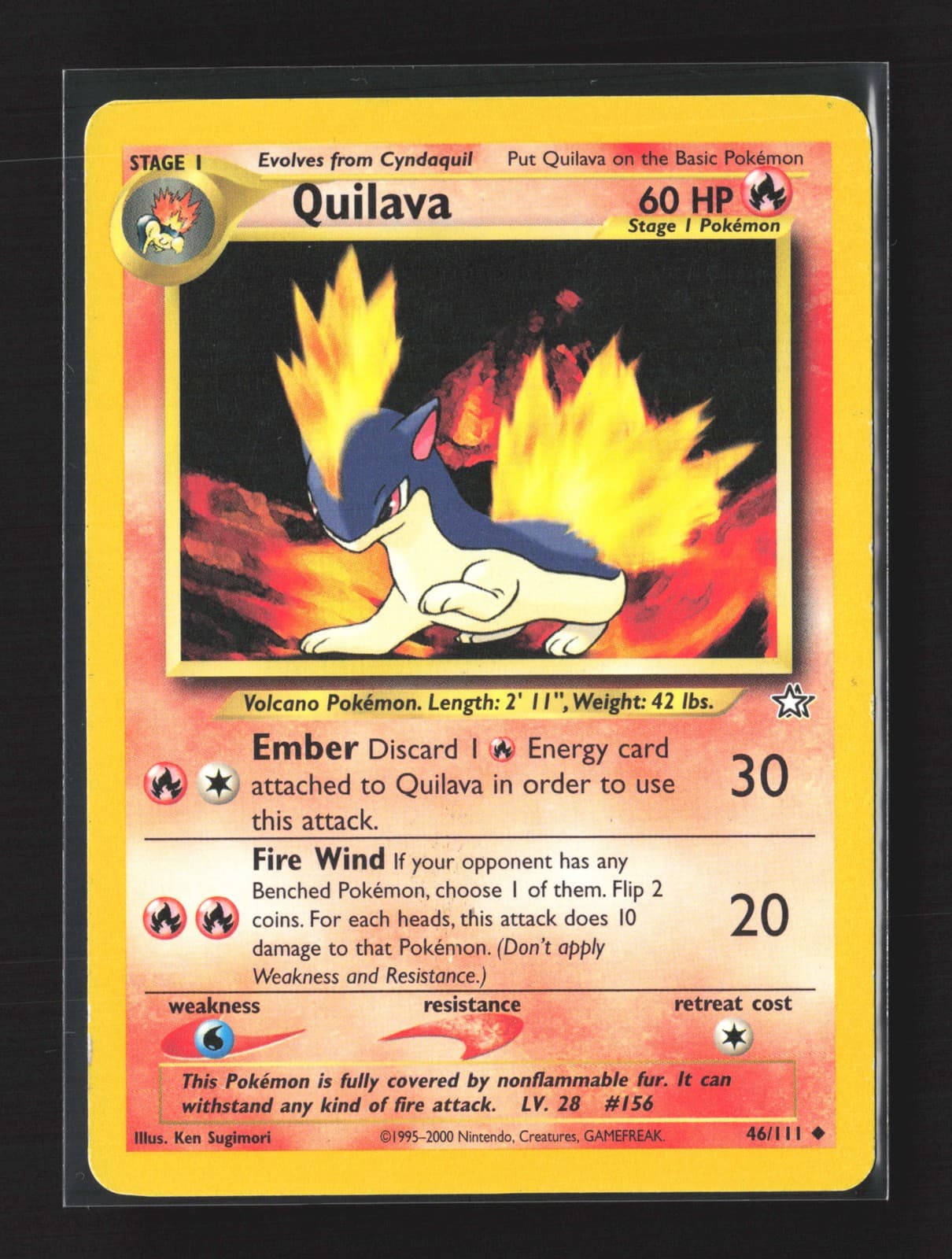 Pokemon Neo Genesis #046/111 Uncommon Quilava (46)