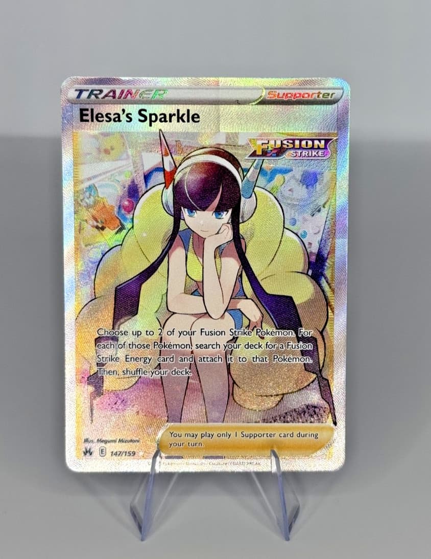 Elesa's Sparkle (Full Art) 147/159 (NM) - SWSH: Crown Zenith  - Pokemon TCG