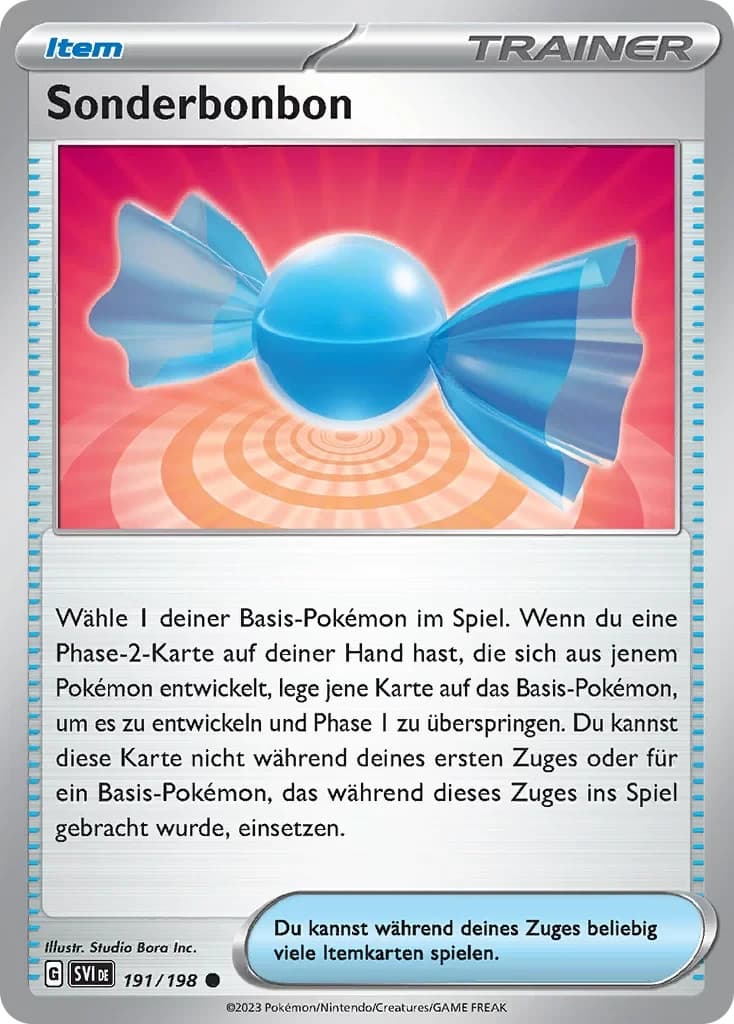 Pokemon Sonderbonbon Karmesin & Purpur SVI 191/198 Einzelkarte - DEUTSCH