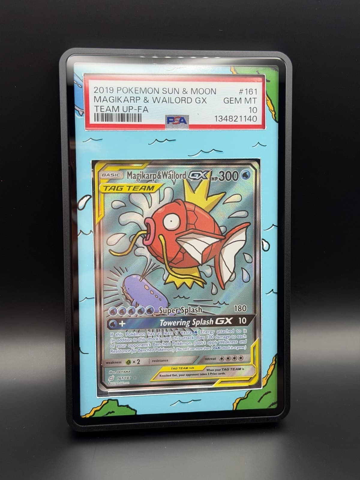 The Pokémon Company Magikarp & Wailord GX 161/181 FA Holo PSA 10 2019 W/case