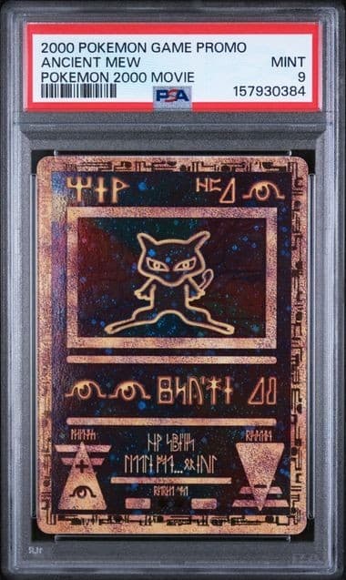 2000 POKEMON GAME MOVIE POKEMON 2000 MOVIE ANCIENT MEW PSA 9
