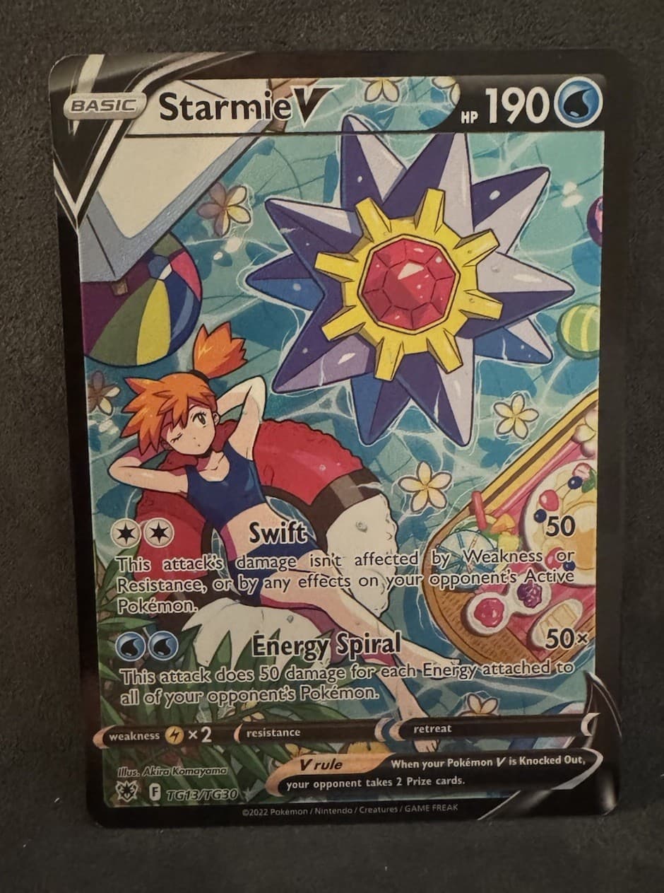 Starmie V TG13/TG30 Swsh10: Astral Radiance Trainer Gallery Holo Pokemon TCG NM