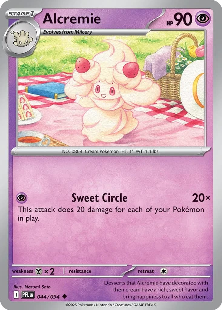 Me02: Phantasmal Flames Pokémon TCG Alcremie 44/94