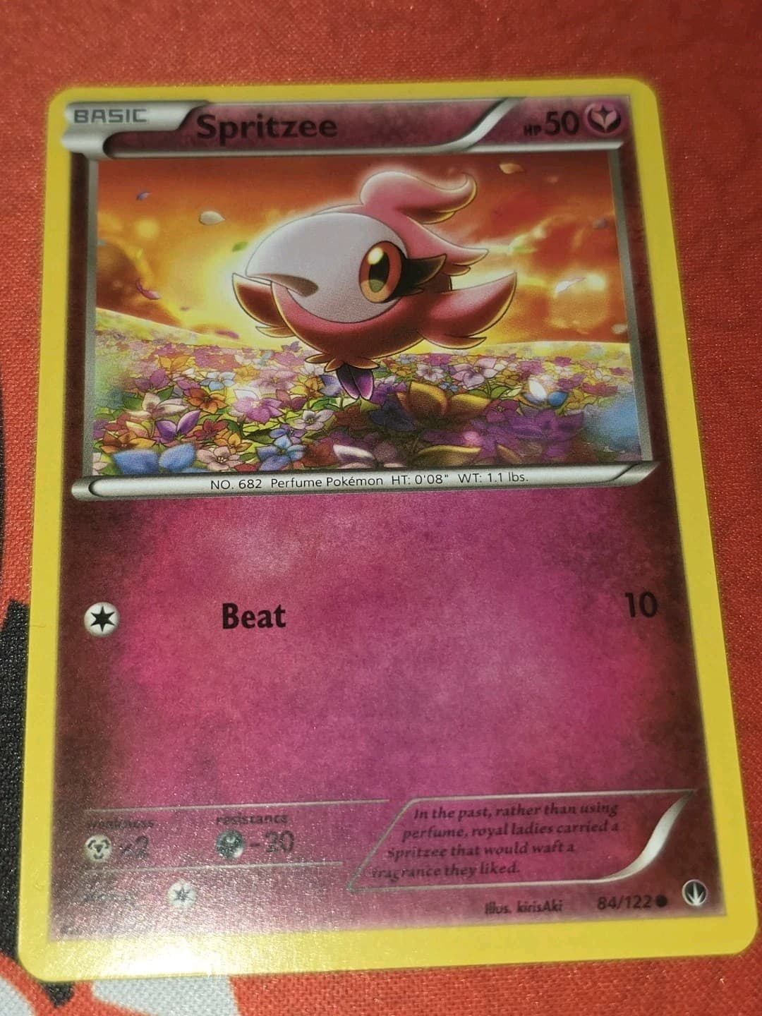 Spritzee 84/122 Common XY BREAKpoint Pokemon NM