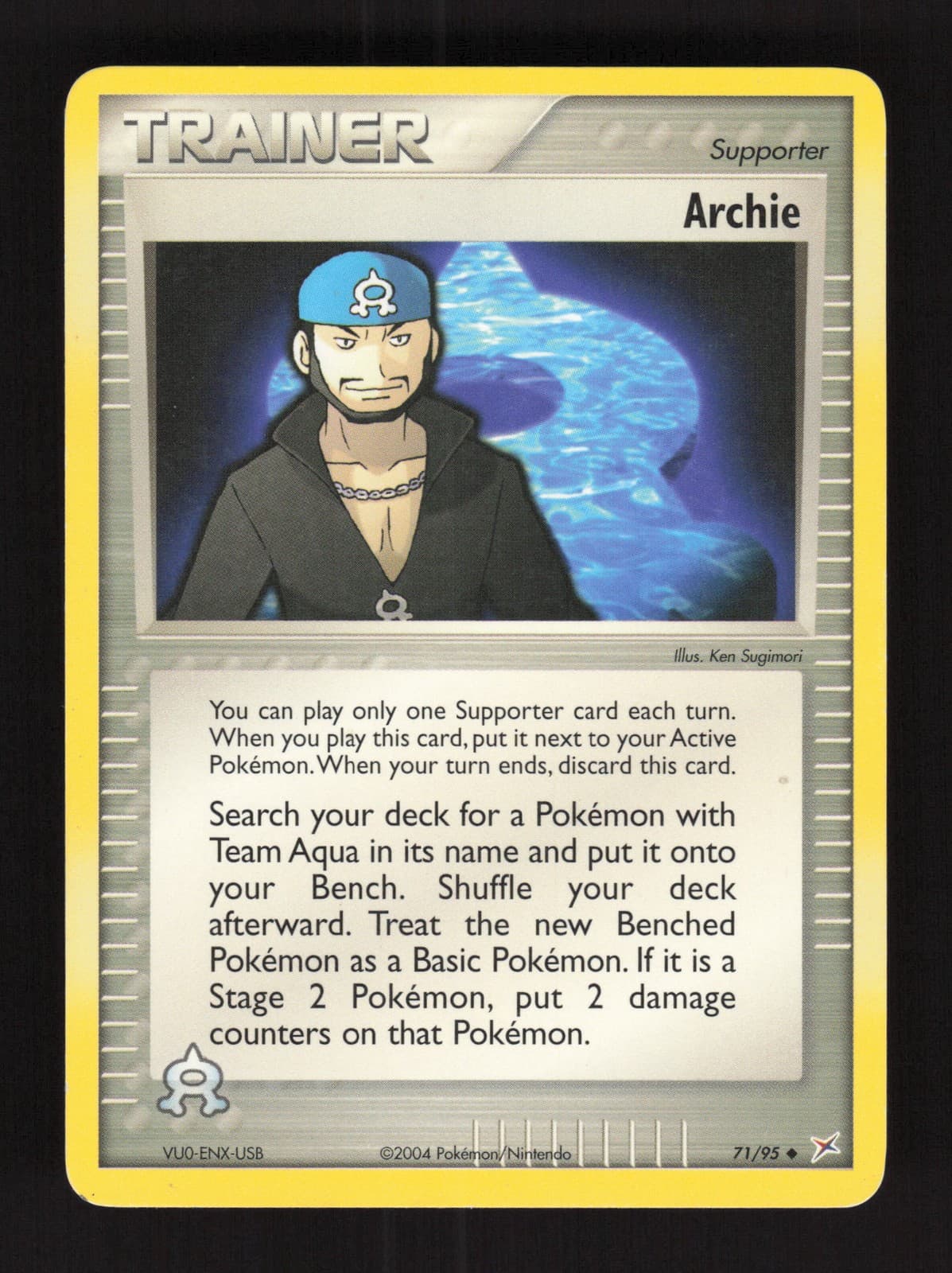 Archie - 71/95 - EX Team Magma vs Team Aqua - LP