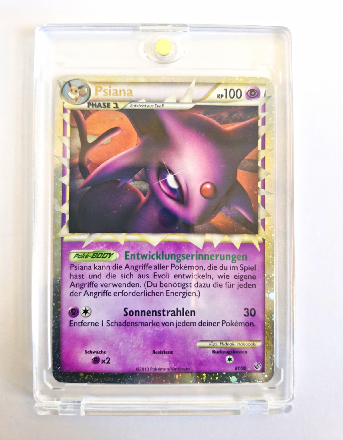 Pokémon Psiana Prime 81/90 – Unerschrocken – Holo – Deutsch – TOP Zustand