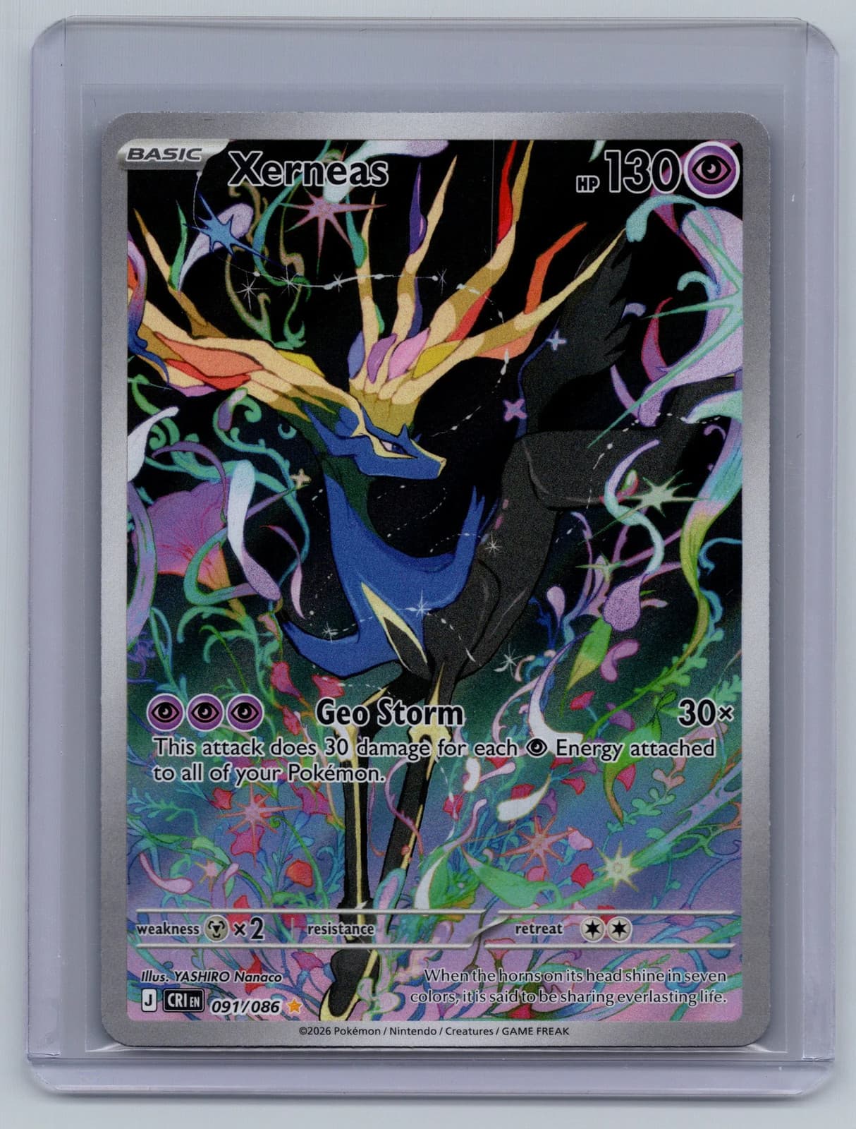 2026 Chaos Rising Xerneas IR #91/86