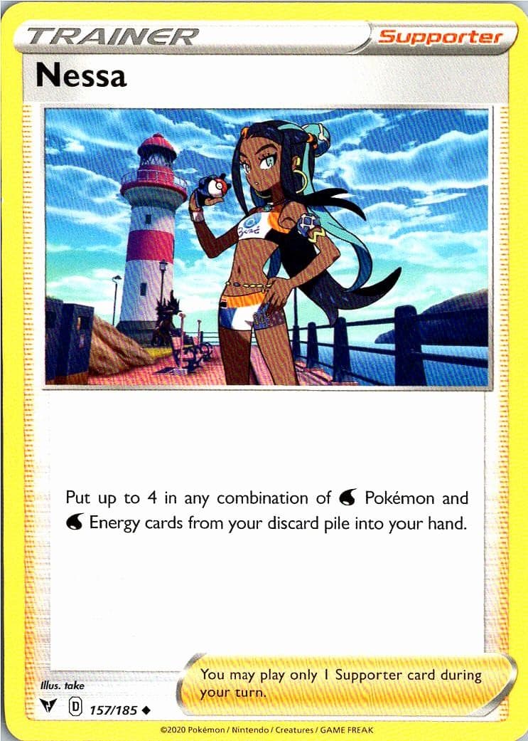 Nessa 157/185 Uncommon Vivid Voltage Pokemon Near Mint
