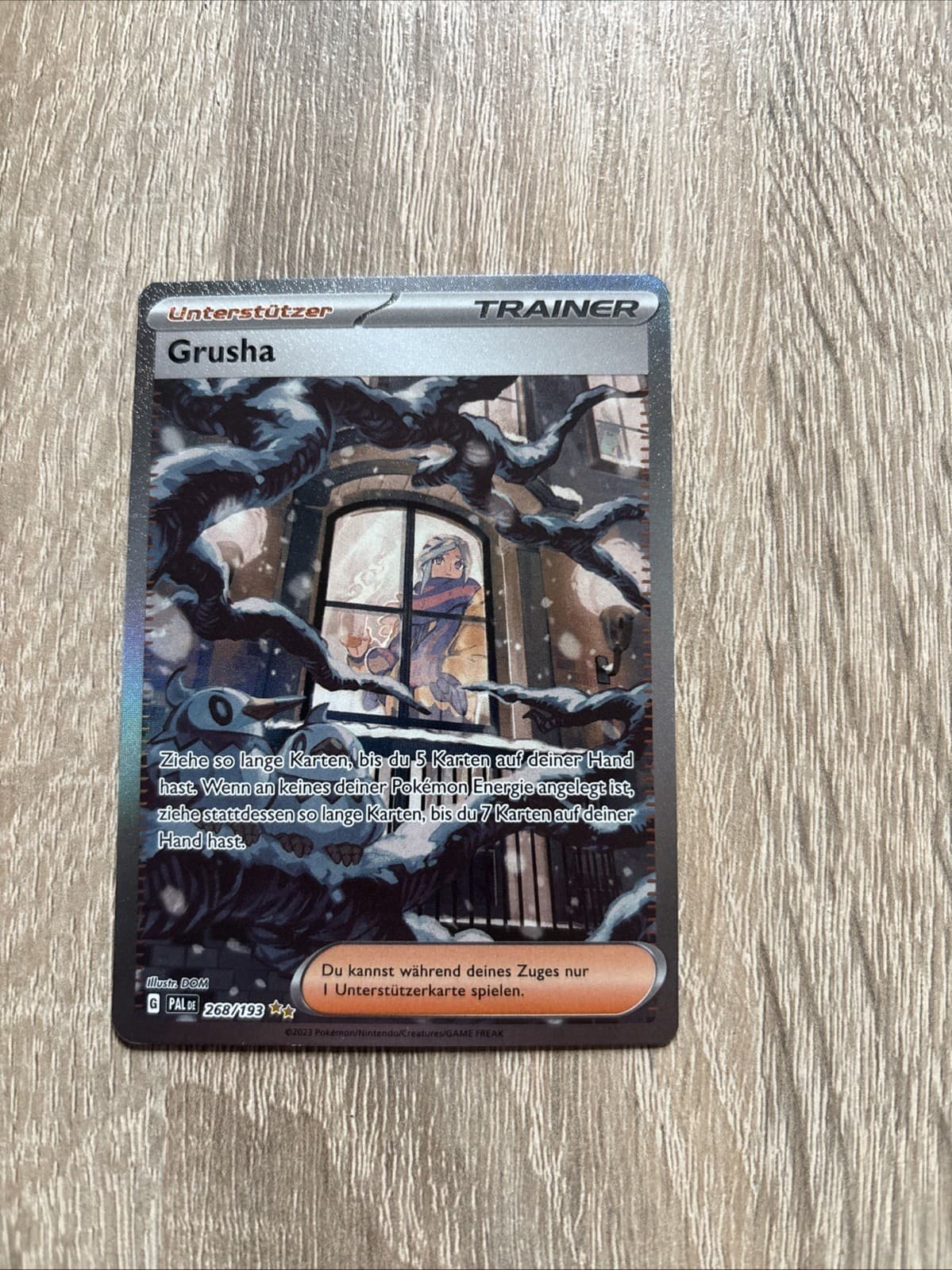 Pokemon Karte - Grusha 268/193 - Entwicklungen in Paldea - NM - Alt Art - DE