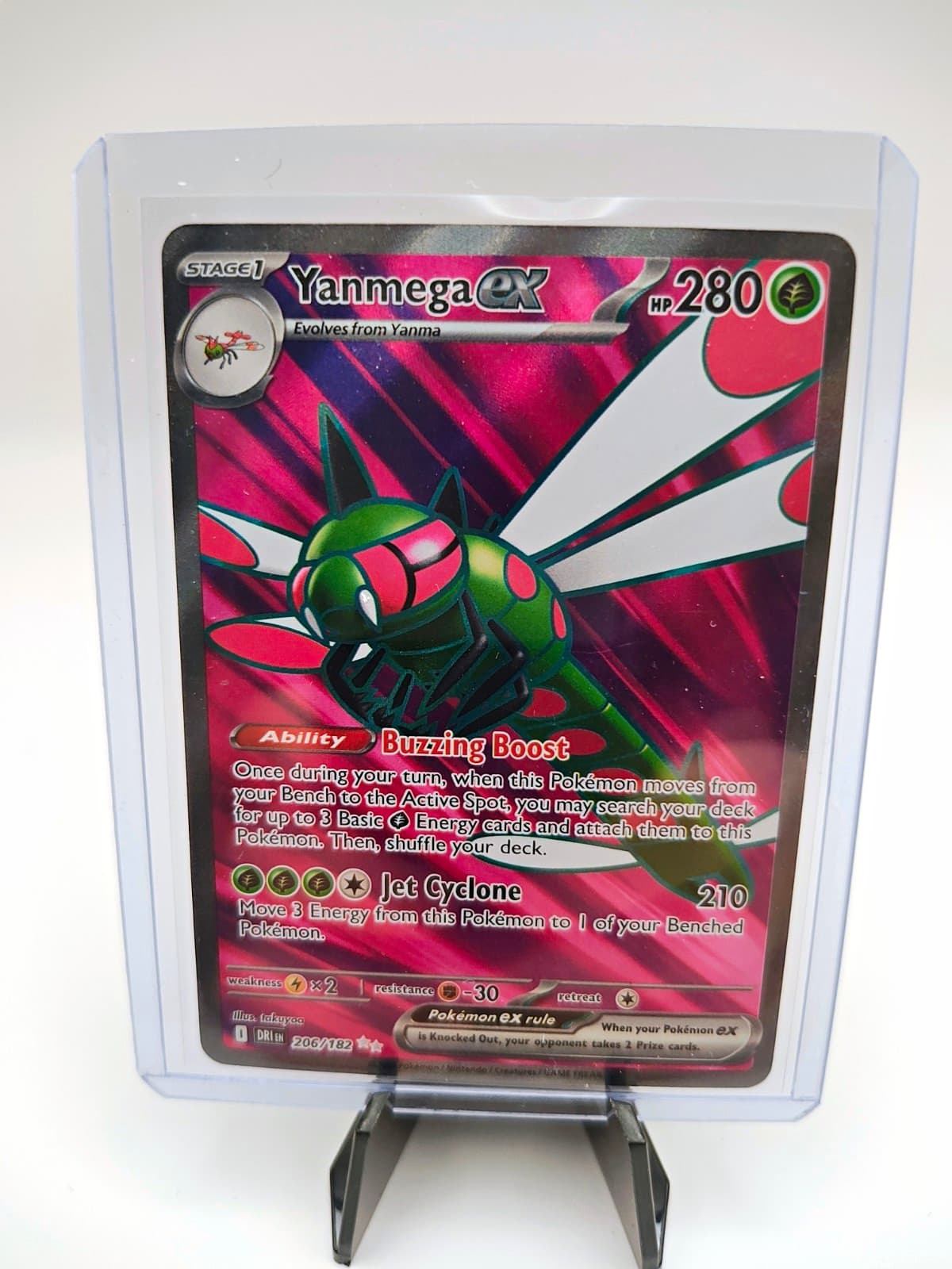 Pokemon TCG Yanmega ex 206/182 SV10 Destined Rivals Ultra Rare Holo NM/M