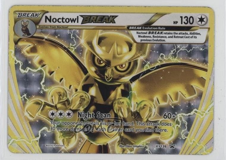 Noctowl BREAK Pokémon XY Black Star Promo #XY136