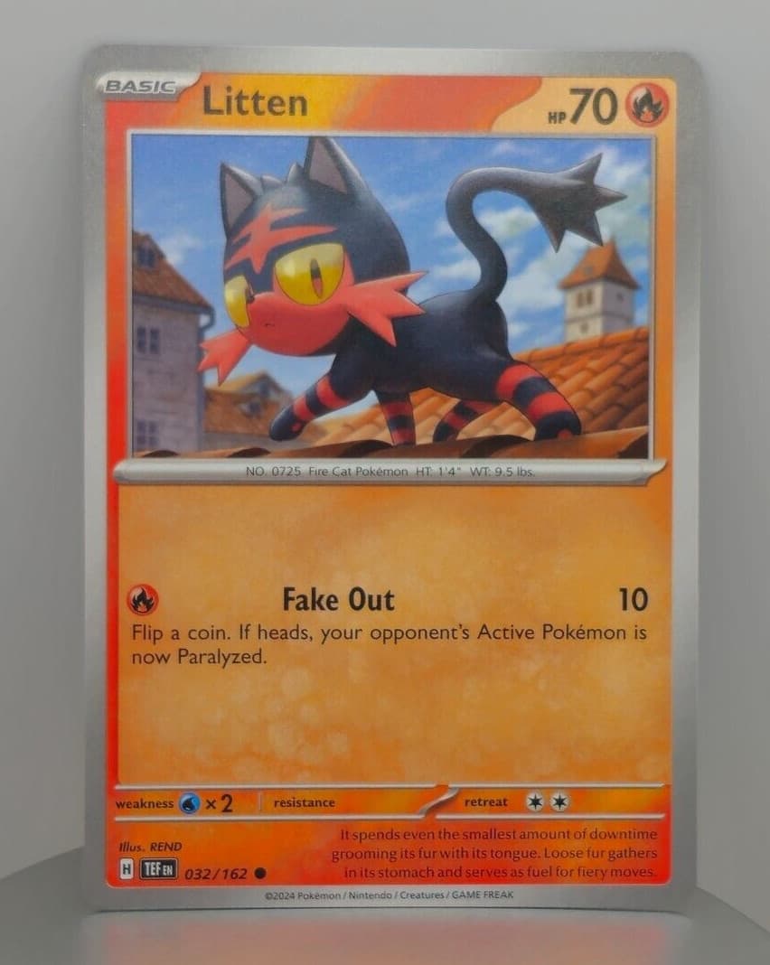 Litten - TEF - SV05: Temporal Forces - 32/162 - Pokemon