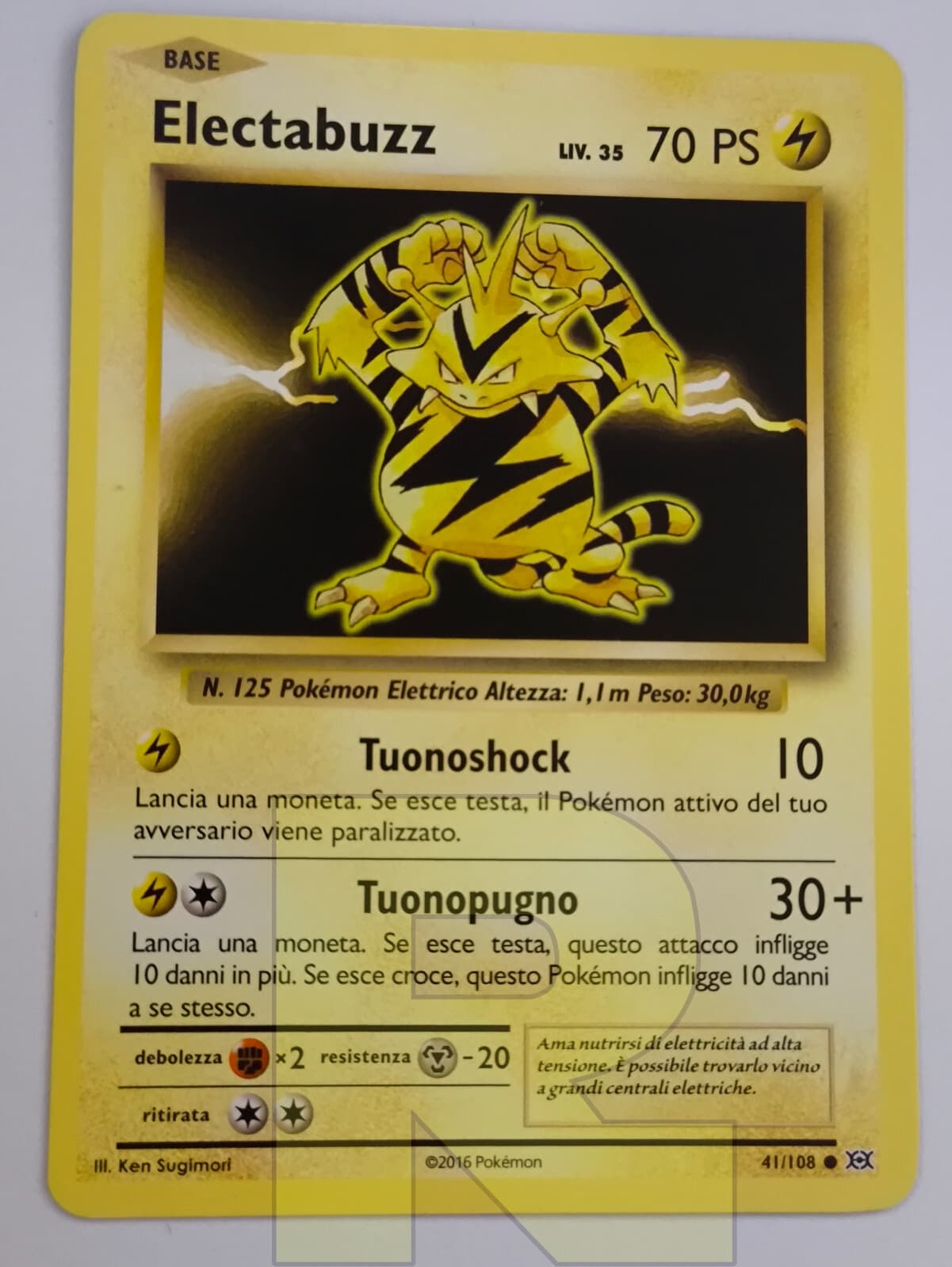 Electabuzz ® Evoluzioni 41/108 ® Comune ® Pokemon ® Italiano EX