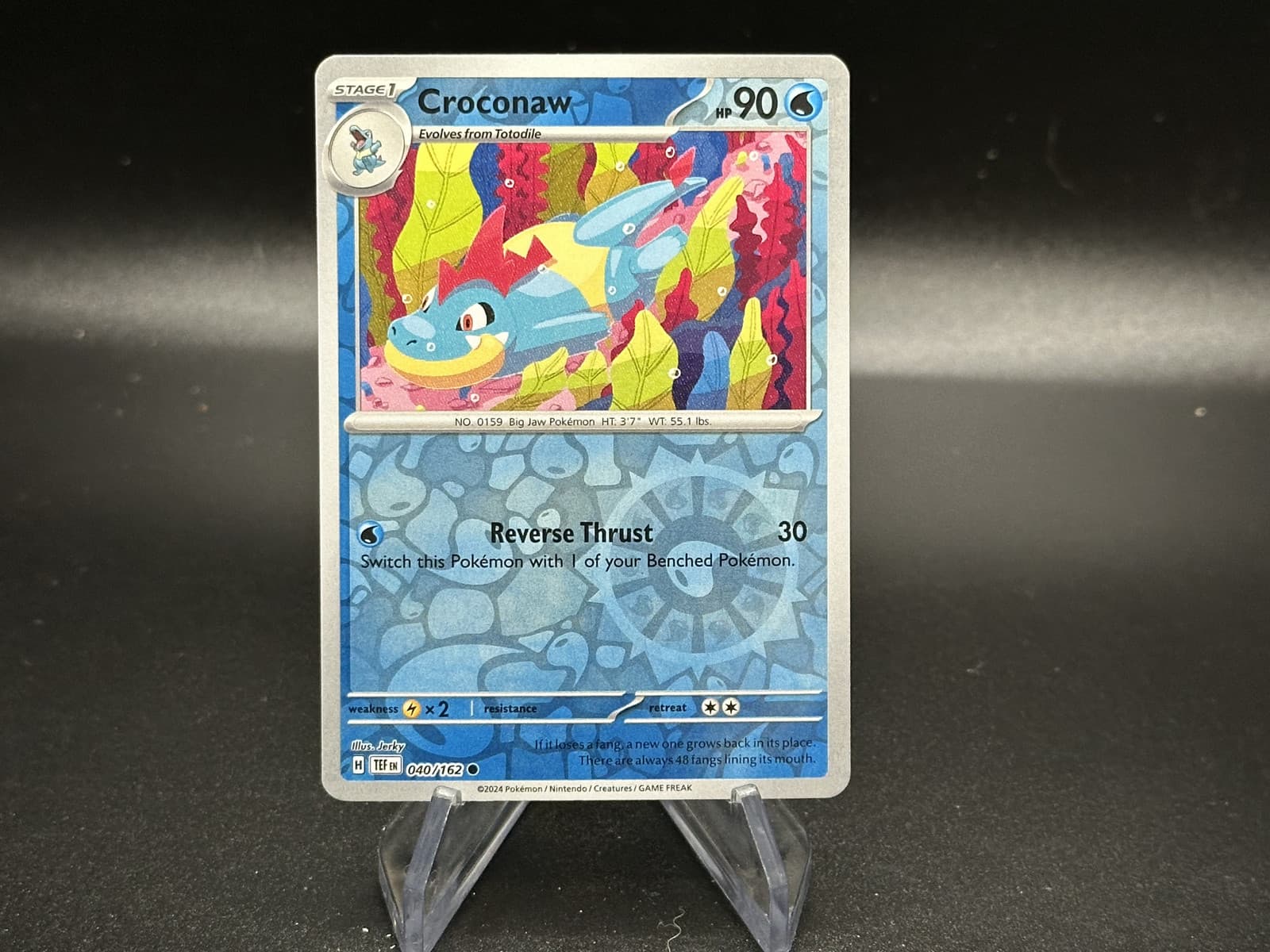 Croconaw - 40/162 Temporal Forces - Pokémon TCG