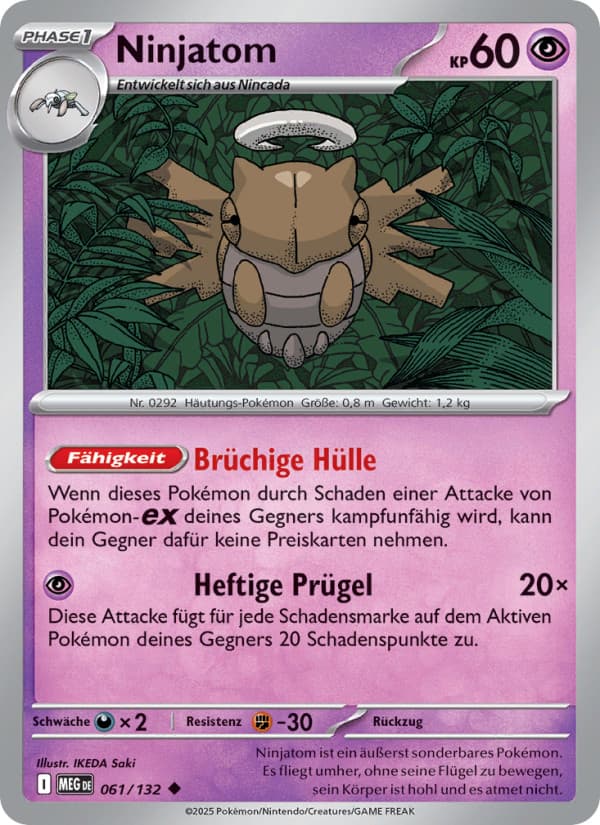 Pokémon Ninjatom Mega-Entwicklung #61/132 🇩🇪