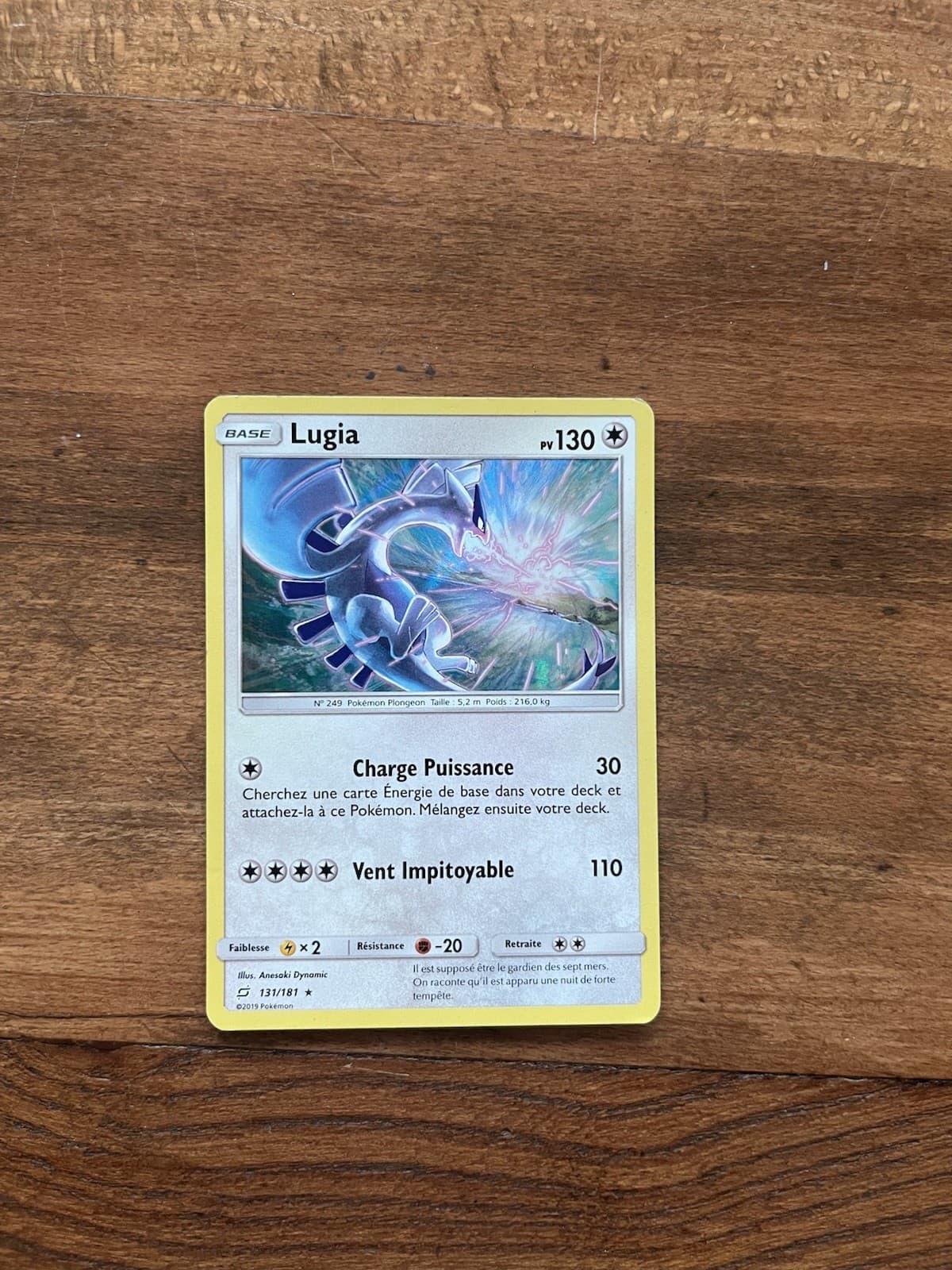 Carte Pokémon : Lugia 131/181 HOLO Duo de Choc FR