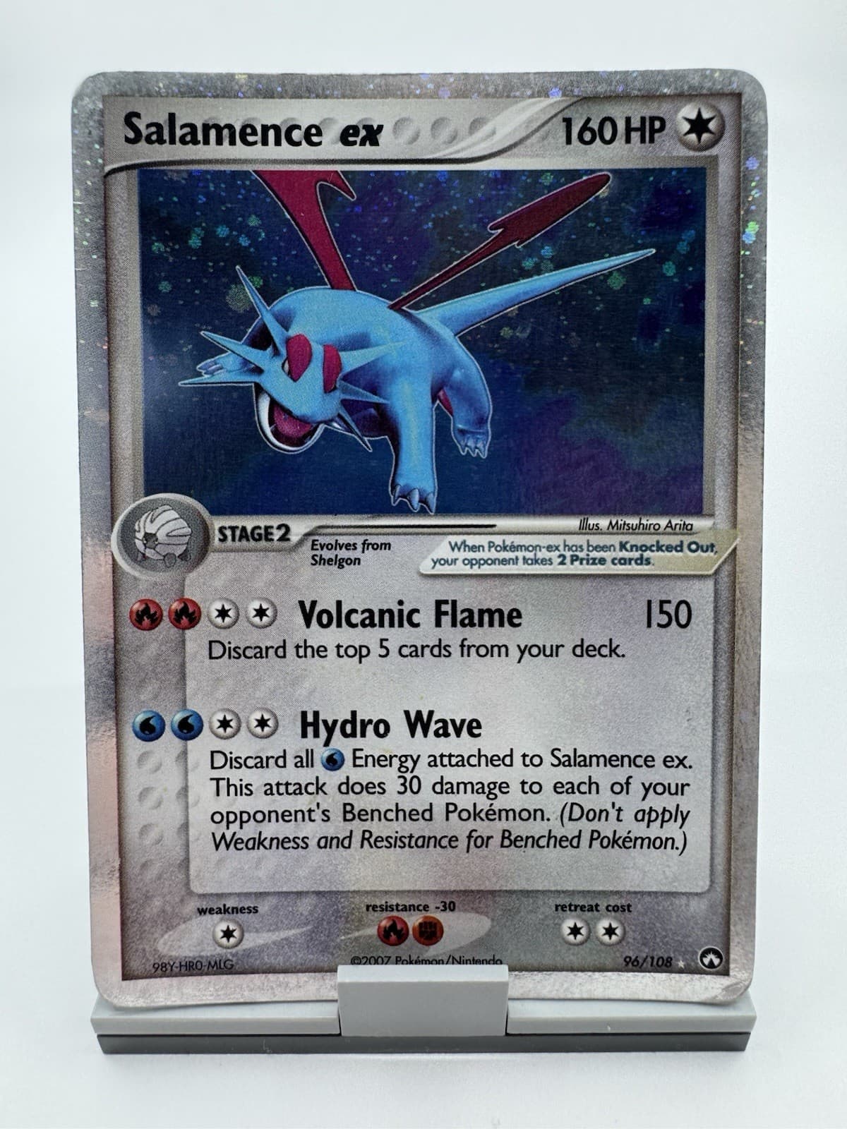 Pokémon TCG Salamence EX Power Keepers Holo Card 96/108 MP-