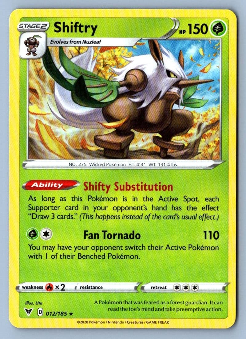 Shiftry 12/185 Vivid Voltage Pokemon NM