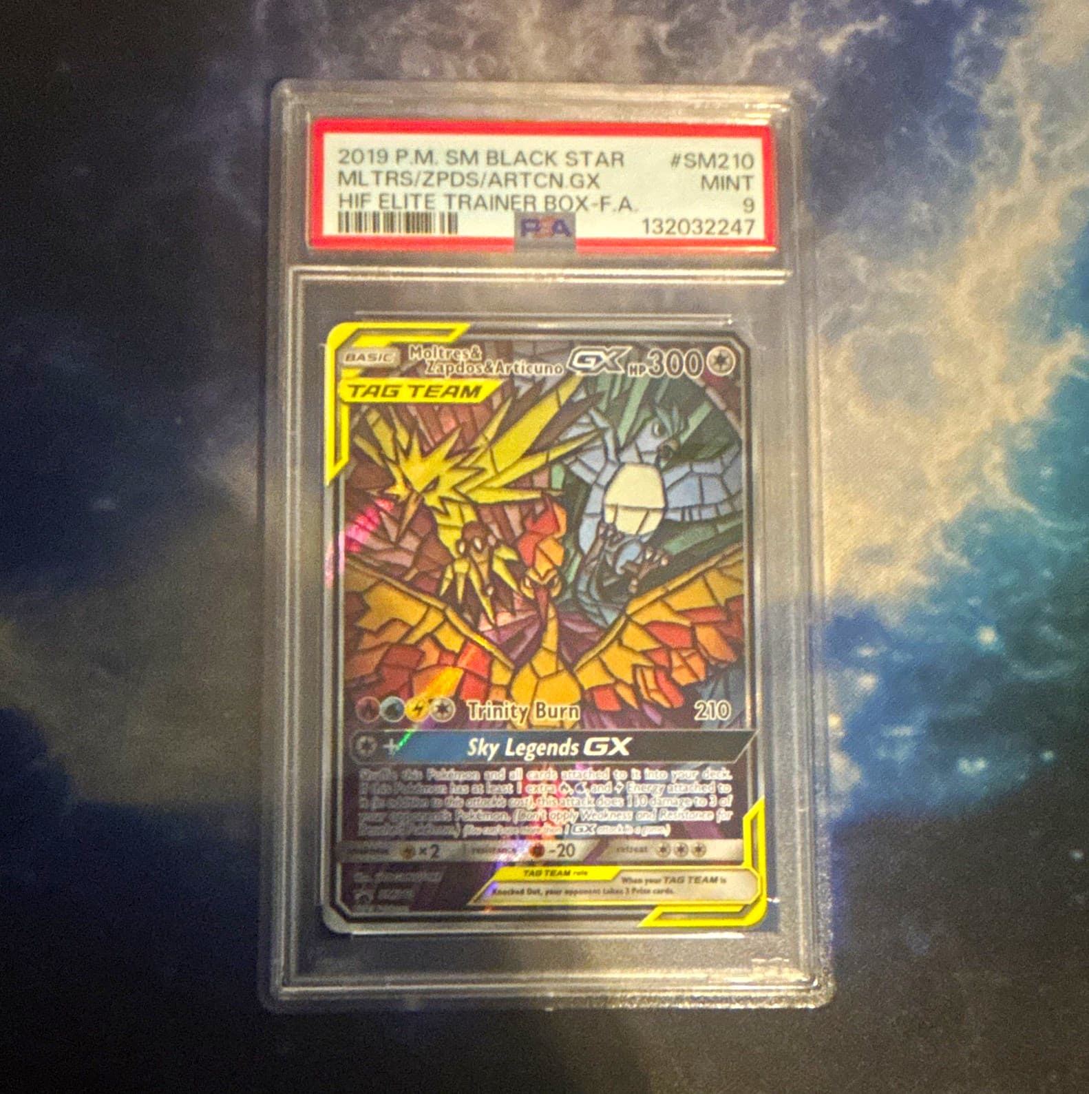 The Pokémon Company Moltres & Zapdos & Articuno GX SM210 SM Promo Holo PSA 9