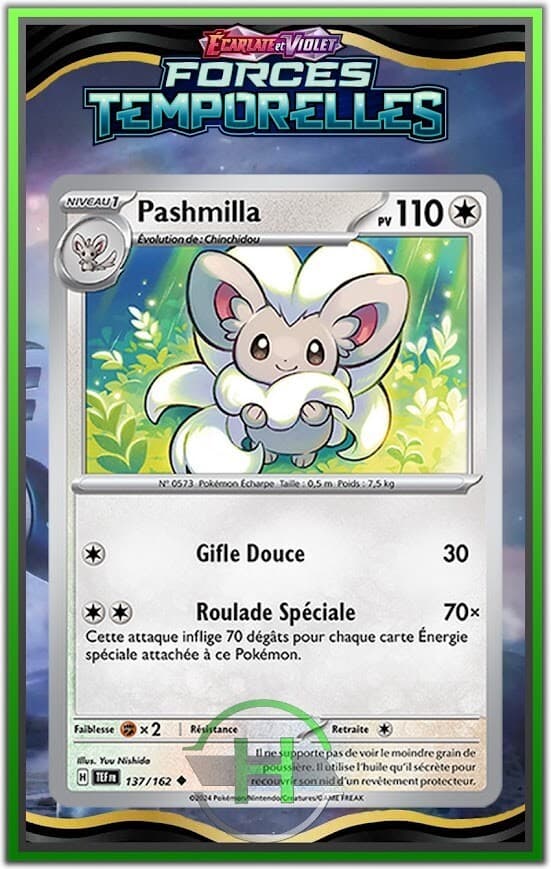 Pashmilla - EV5:Forces Temporelles - 137/162 - Carte Pokémon Française Neuve
