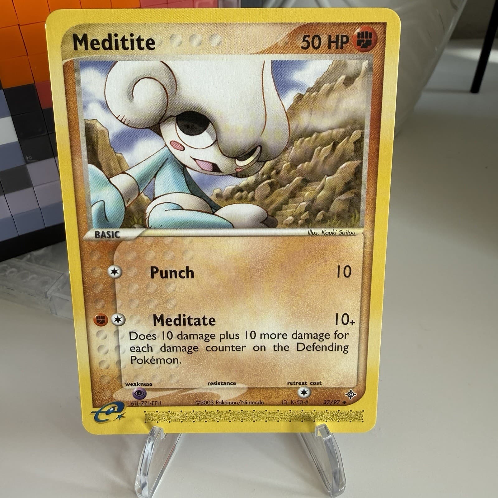 Meditite 37/97 Uncommon Dragon Pokemon Near Mint