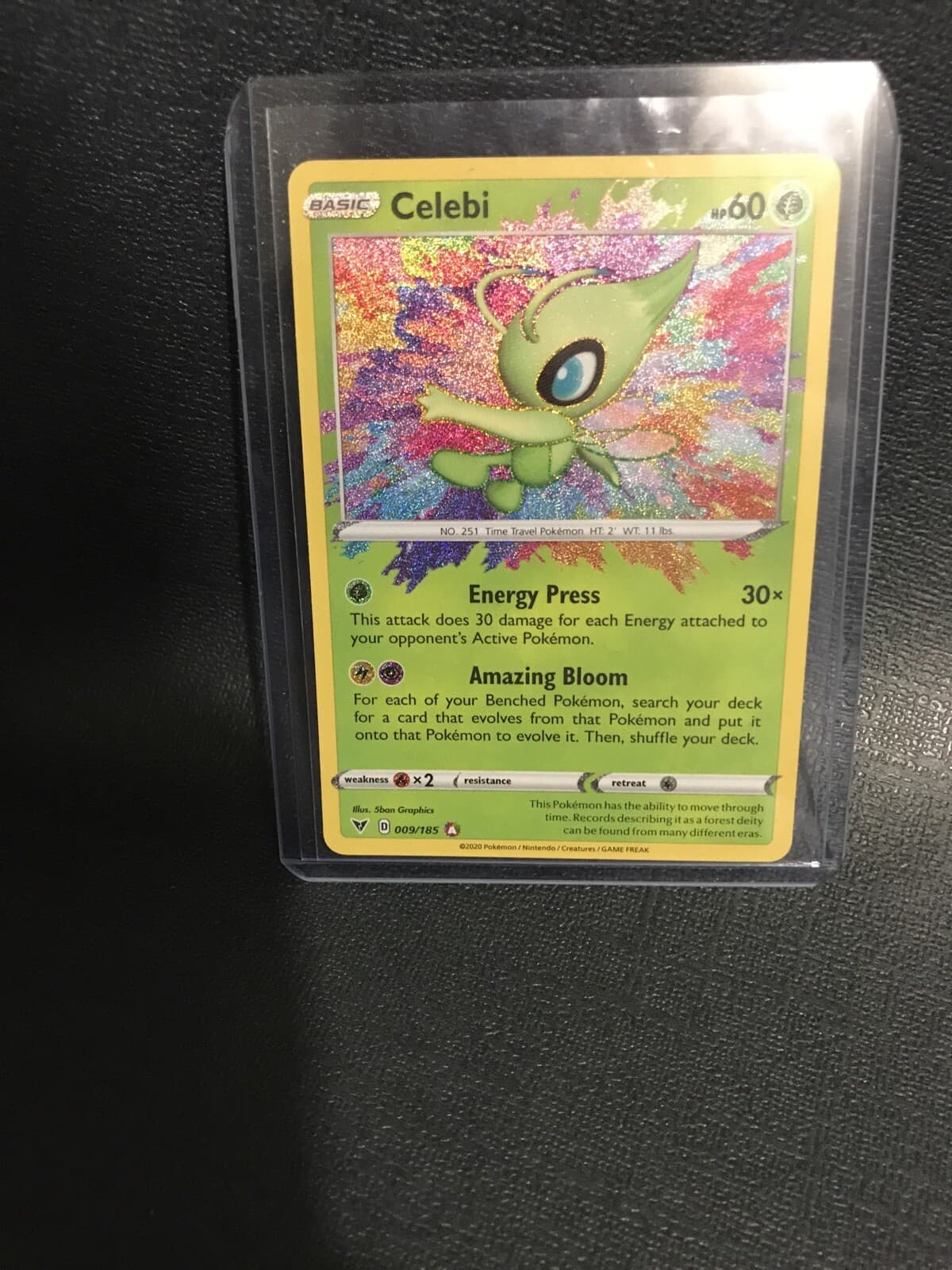 Pokemon Celebi 9/185 AR Amazing Rare Vivid Voltage Pack Fresh