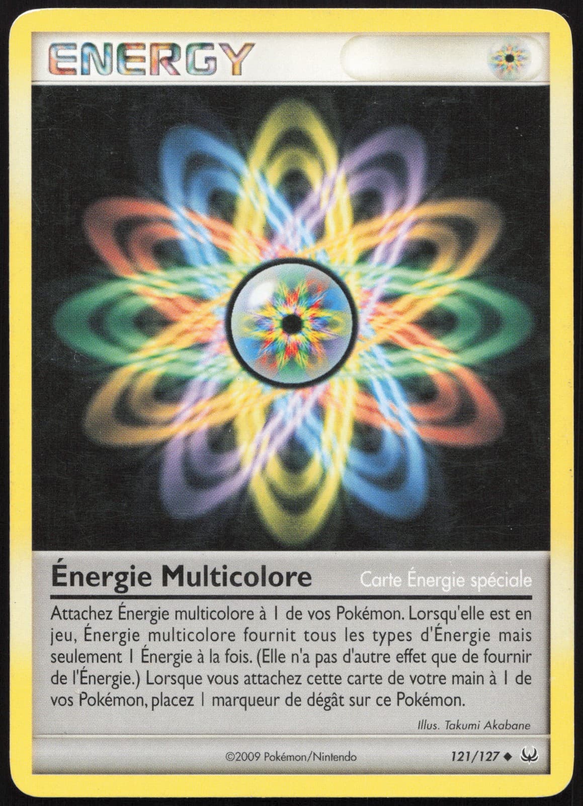 Carte Pokémon Énergie Multicolore 121/127   Platine Français