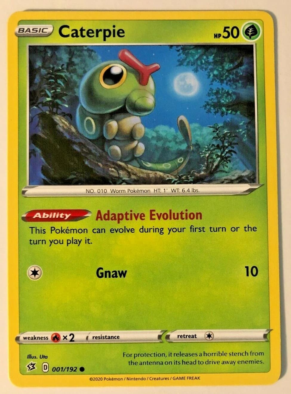 Pokemon Rebel Clash Caterpie 1/192 NM/M 