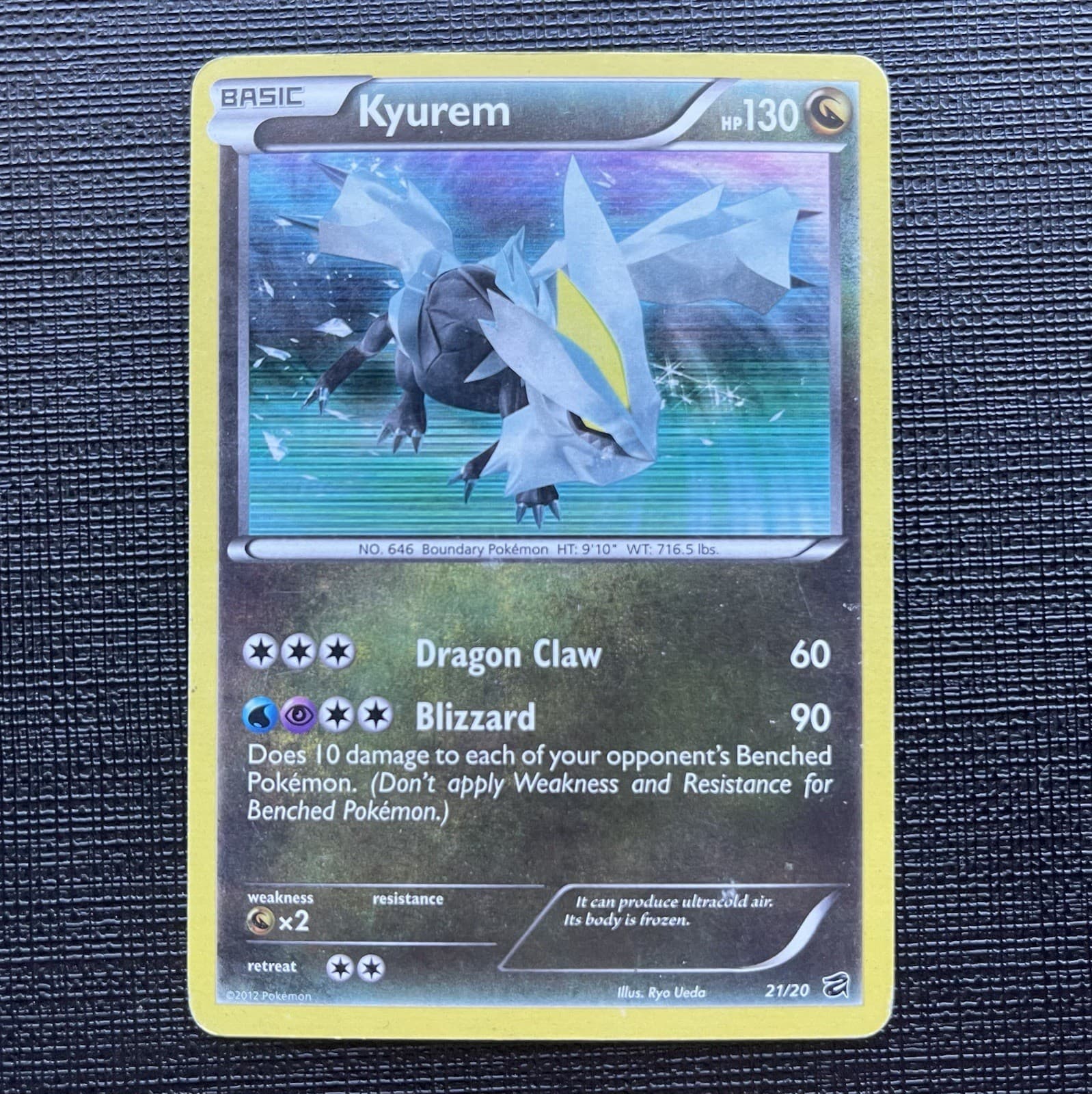 [MP] Kyurem 21/20 Dragon Vault Secret Rare Pokémon Card 2012