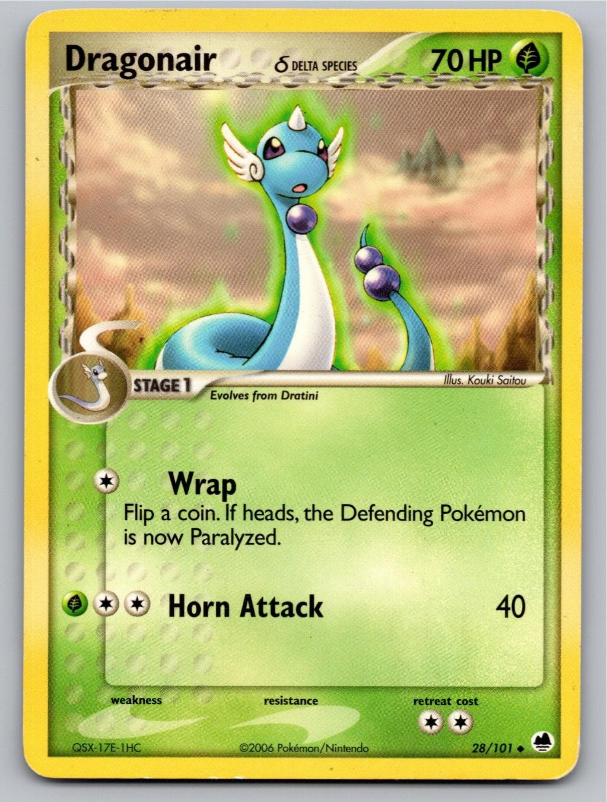 2006 POKEMON DRAGONAIR Δ DRAGON FRONTIERS 28/101 UC LP A90733 FREE S&H