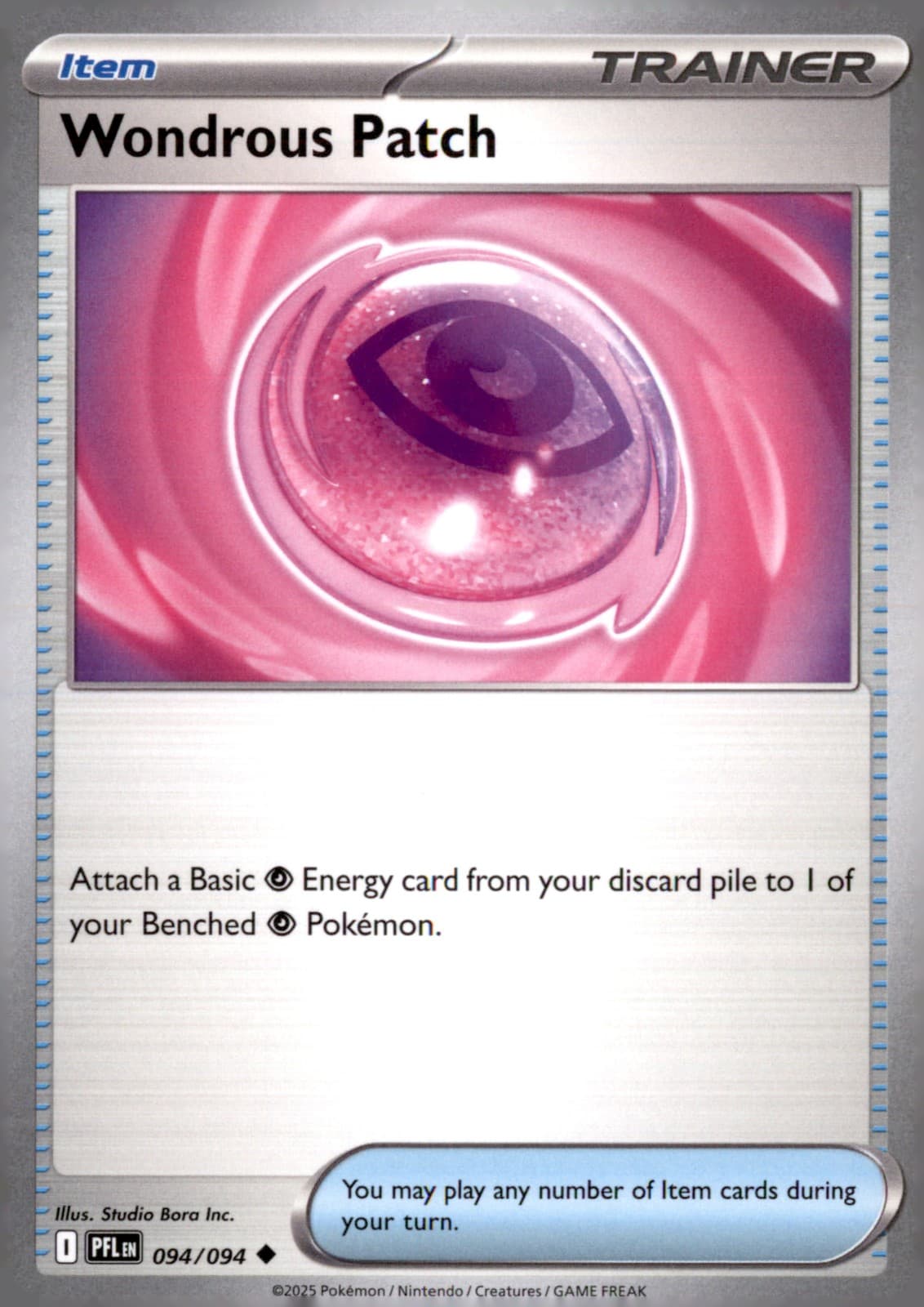 Wondrous Patch Phantasmal Flames 094/094 Near Mint Pokémon — English