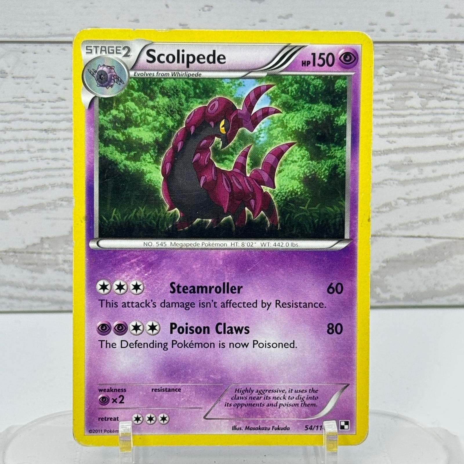 Scolipede 54/114 Black & White Pokemon