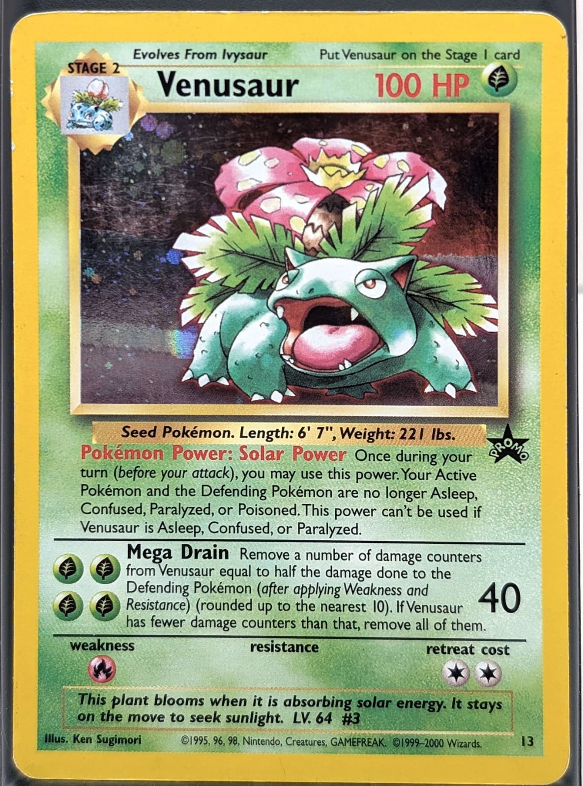 Venusaur 13/53 WotC Black Star Promo Holo - Pokemon - MP