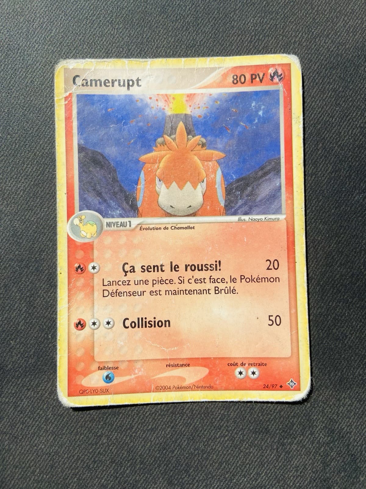 Carte Pokemon Camerupt 24/97 Ex Dragon Bloc Ex