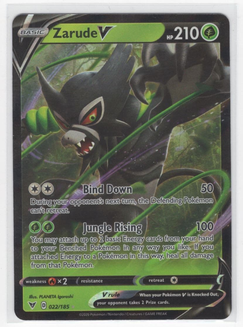 #22 Zarude V 2020 Vivid Voltage Rare Holo