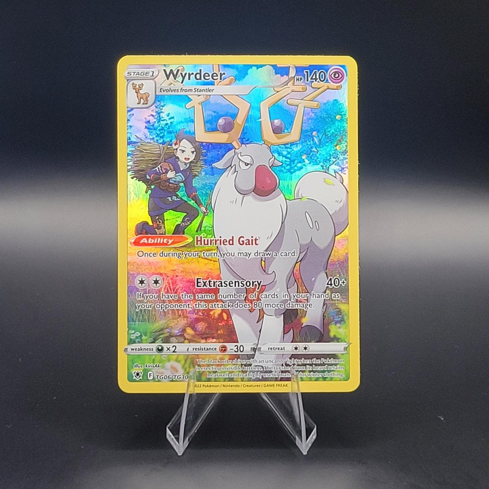 Wyrdeer TG06/TG30 Holo Astral Radiance Trainer Gallery Pokemon Card