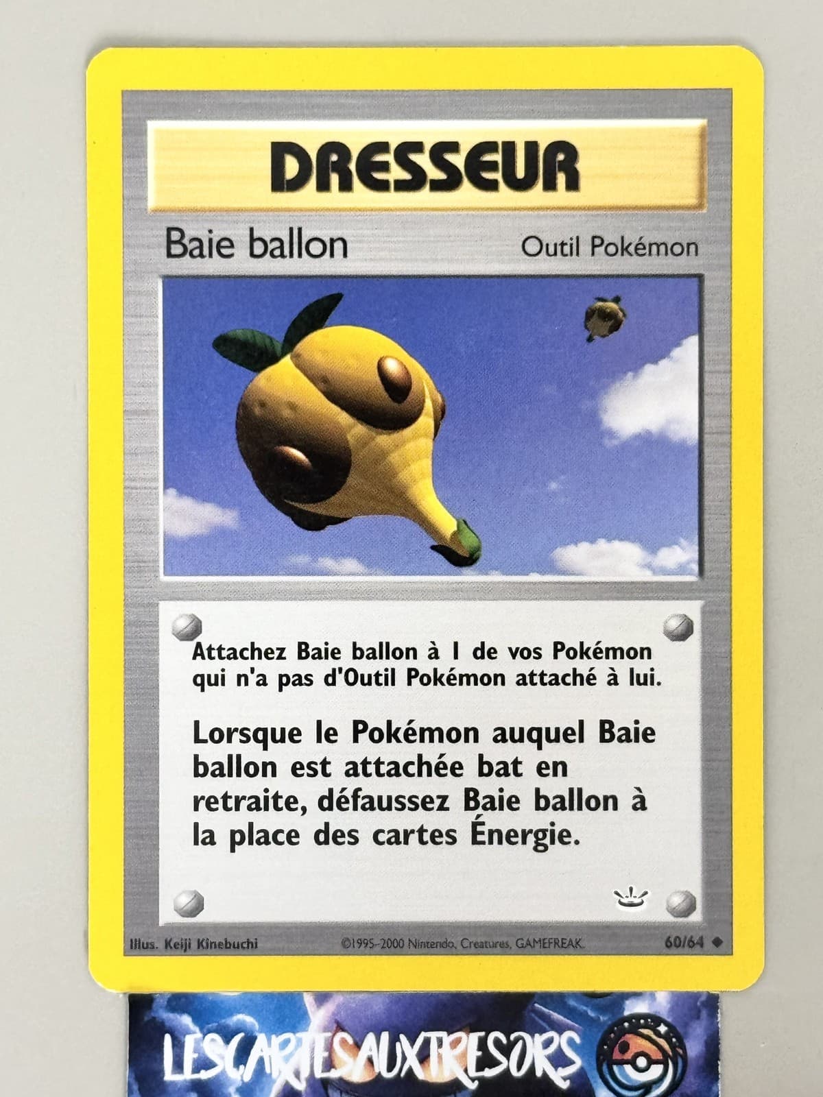 Carte Pokémon BAIE BALLON 60/64 EDITION 2 ED2 Neo Revelation VF FR