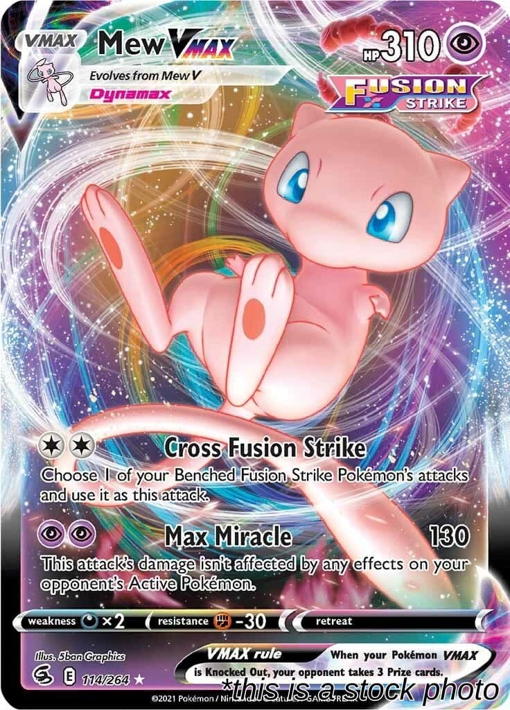 Mew VMAX Holofoil 114/264 Grade 10 5ban Graphics Pokemon EN G10 02 PSA 10