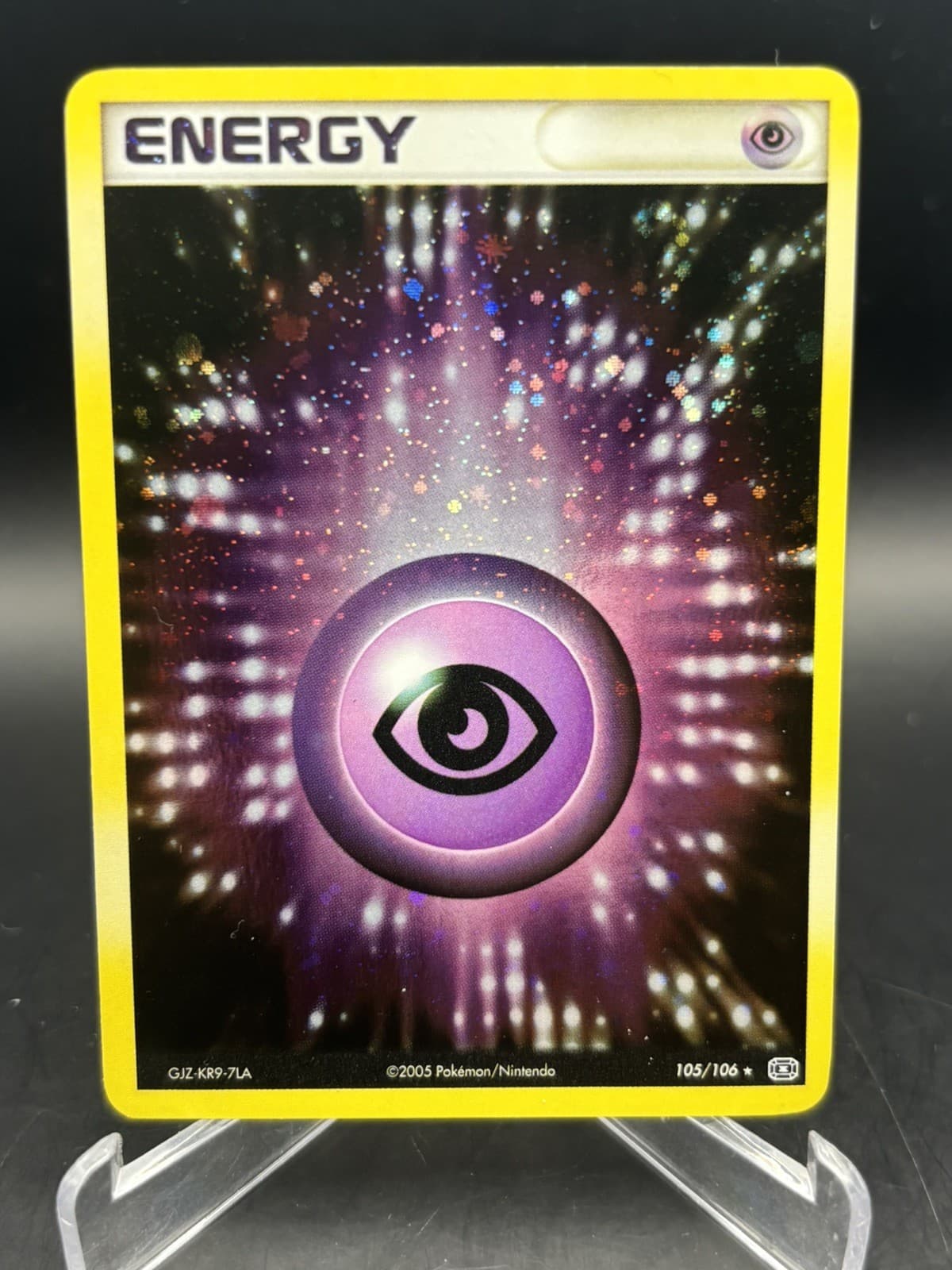 2005 Pokemon Psychic Energy Holo Rare Emerald 105/106 Vintage LP