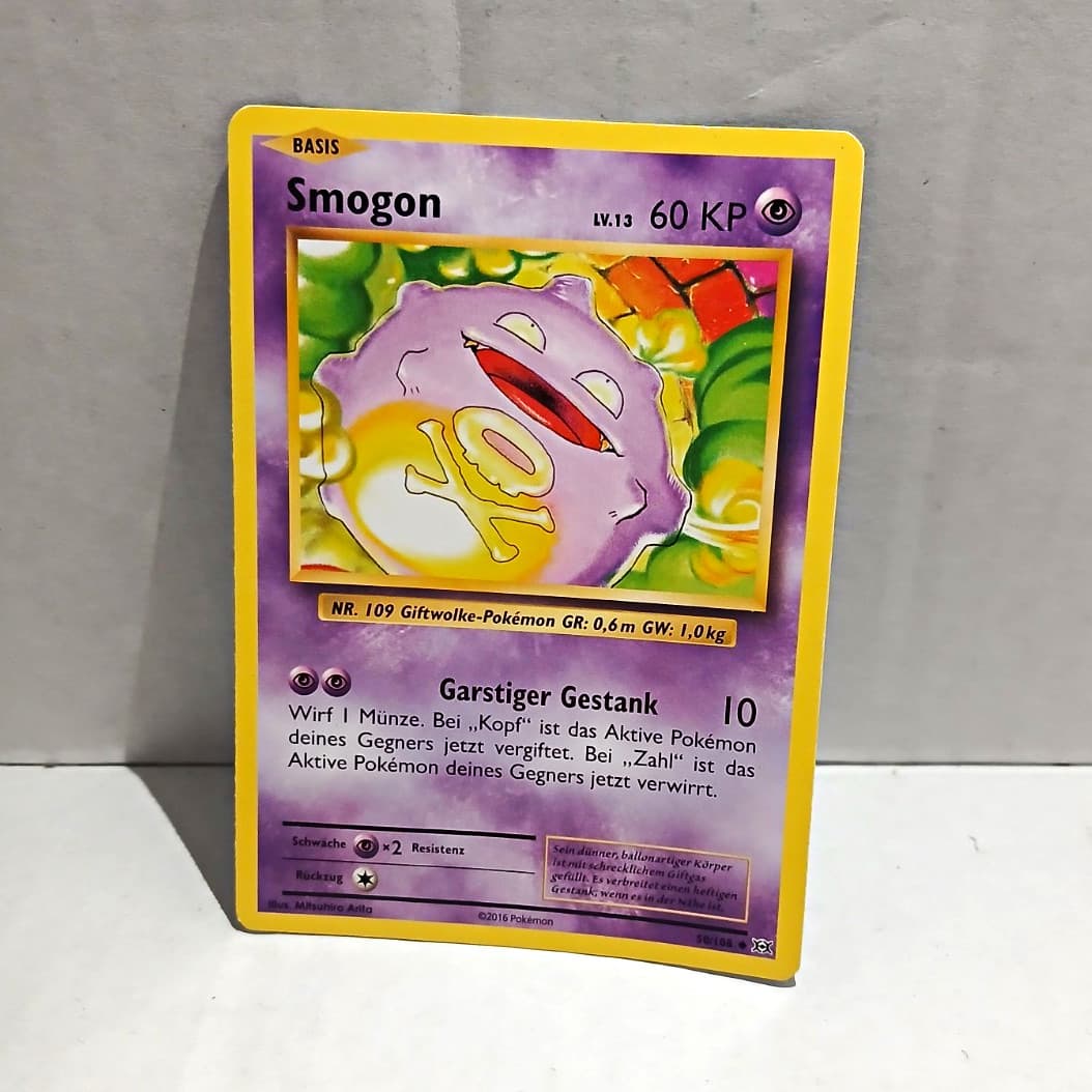 Pokémon TCG Smogon XY 50/108 Common DE 60 KP Basisform Gift Arita