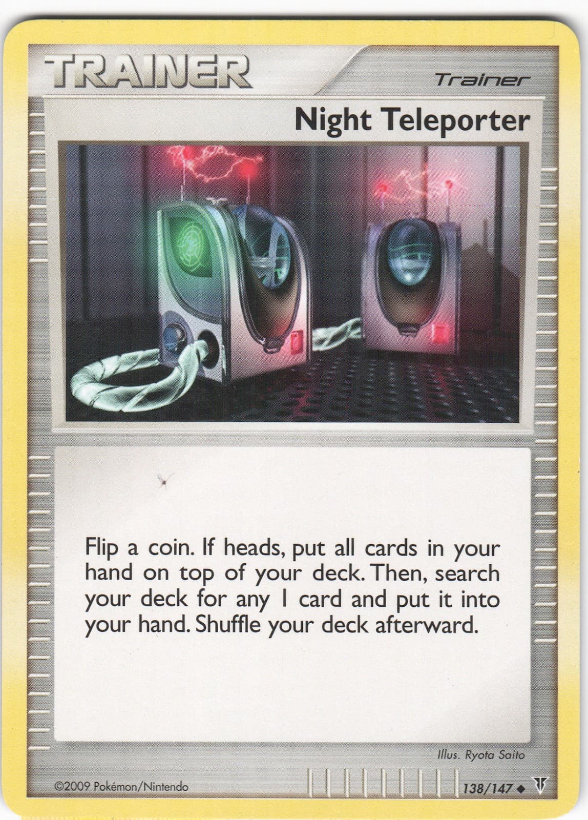 Night Teleporter 138/147 Uncommon Supreme Victors Pokemon LP