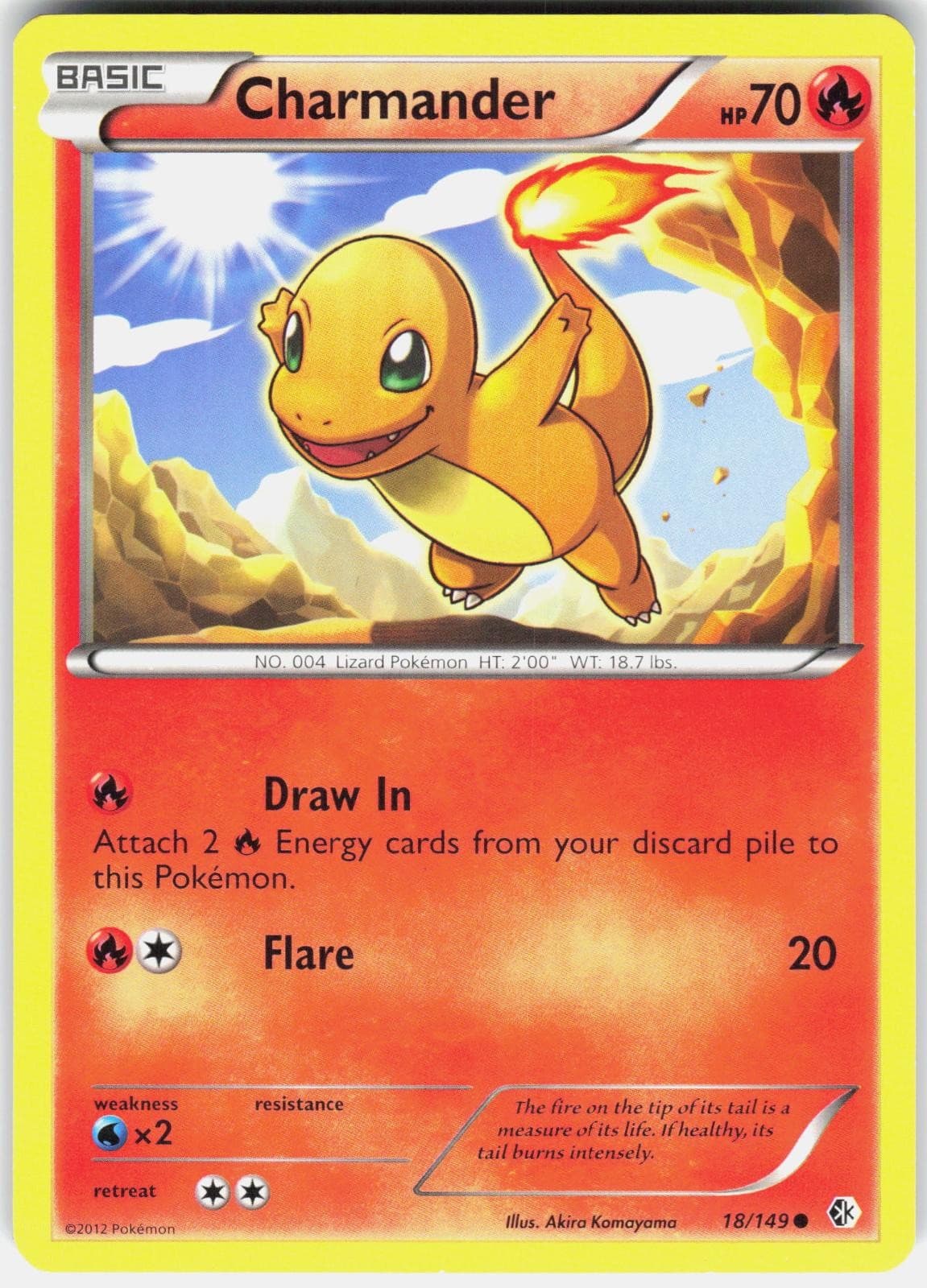 Charmander 18/149 Common Boundaries Crossed Pokemon Lightly Played