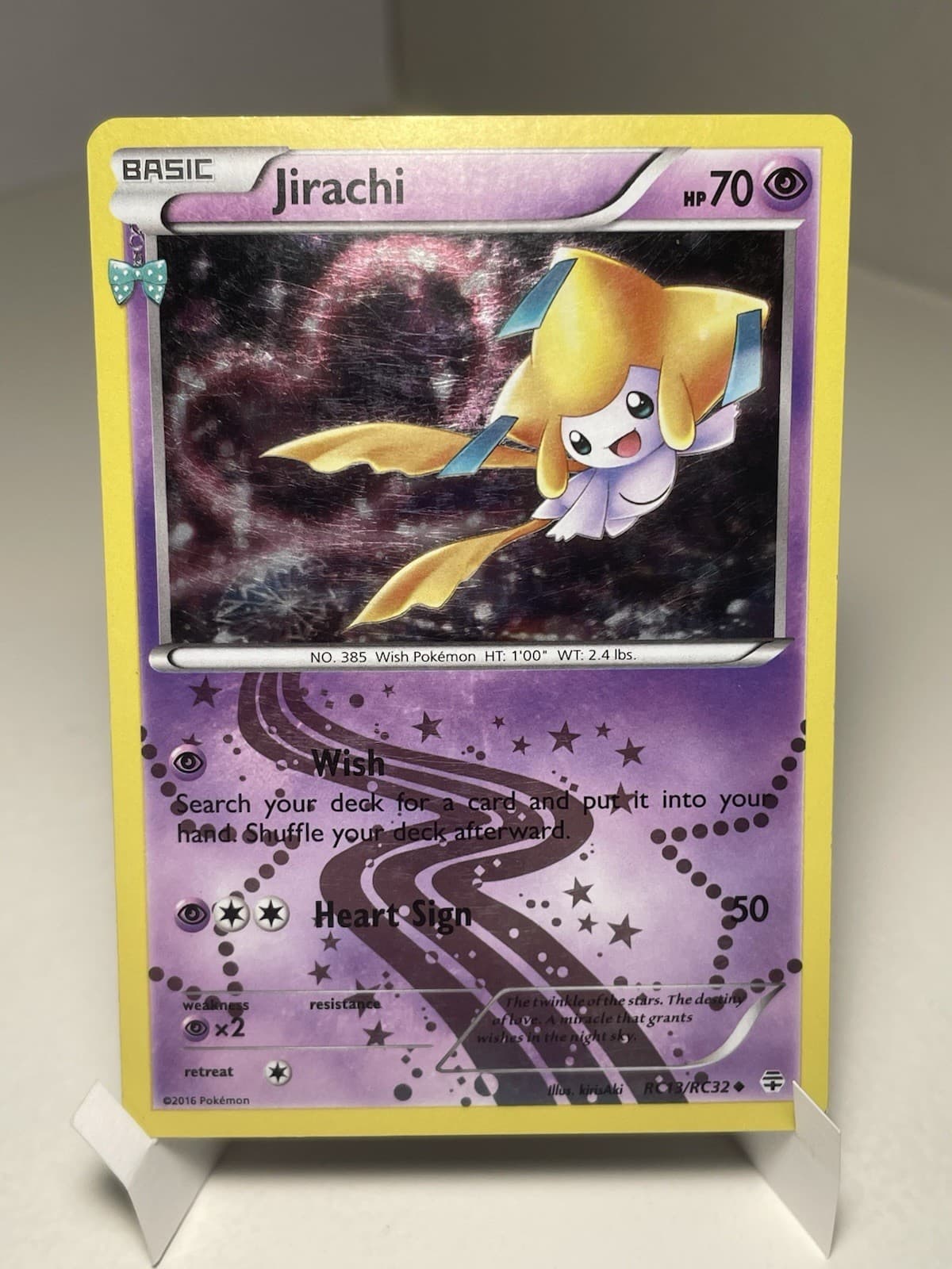Jirachi RC13/RC32 Uncommon Generations Pokemon Holo Moderately Played