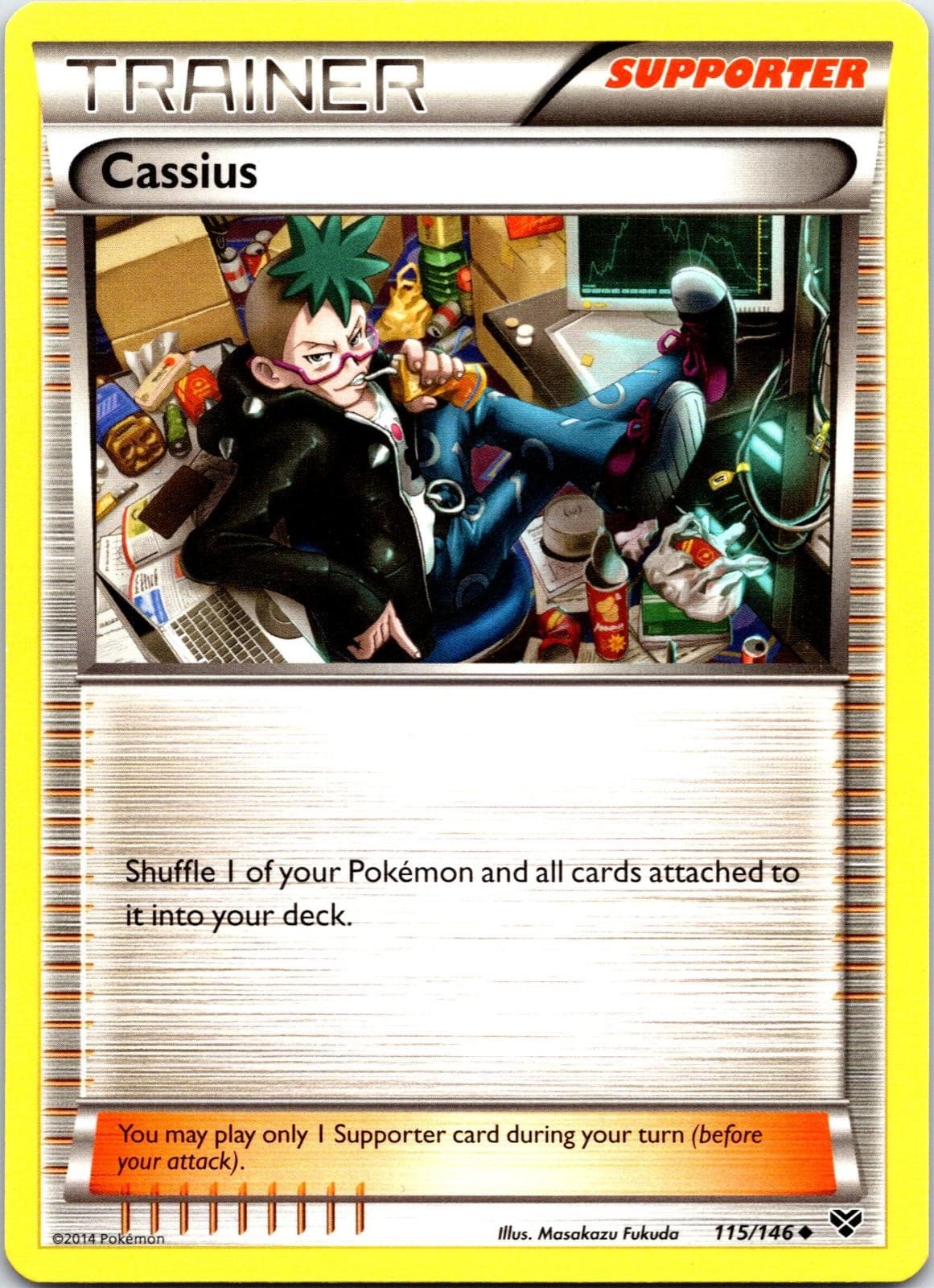 Cassius 115/146 Uncommon XY Base Set Pokemon NM
